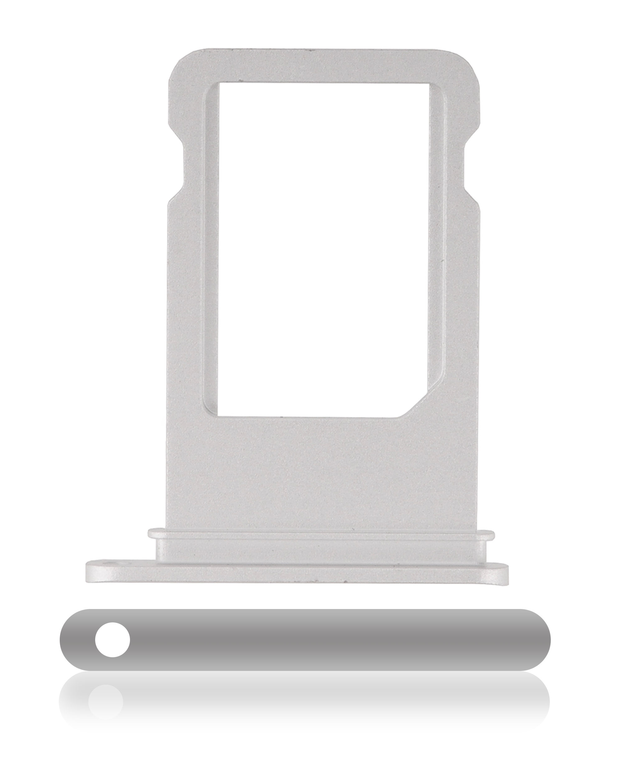 Sim Card Tray For iPhone 7 (Service Pack) (Silver)