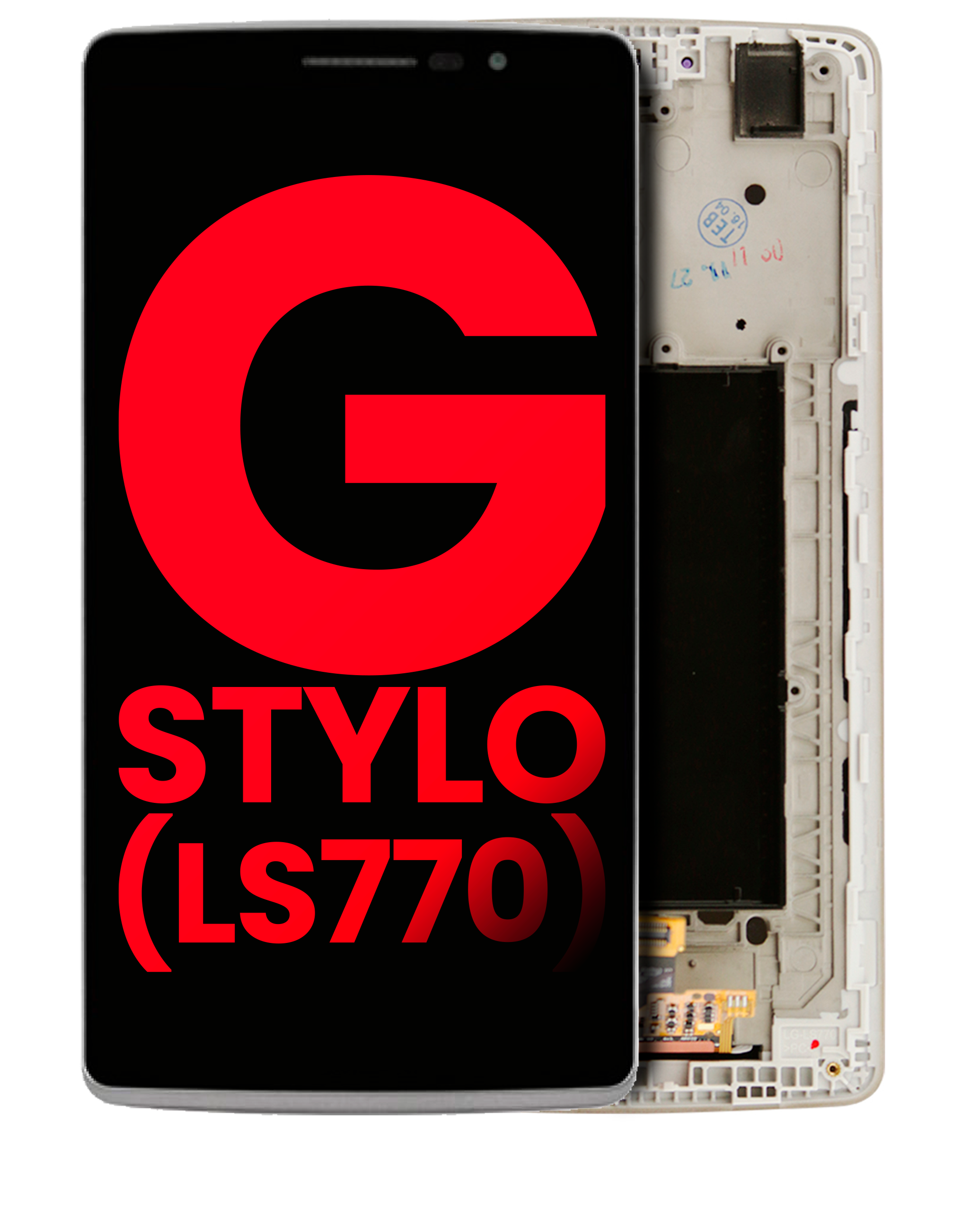 LCD Assembly Without Frame For LG G Stylo (Black) (Aftermarket Plus)