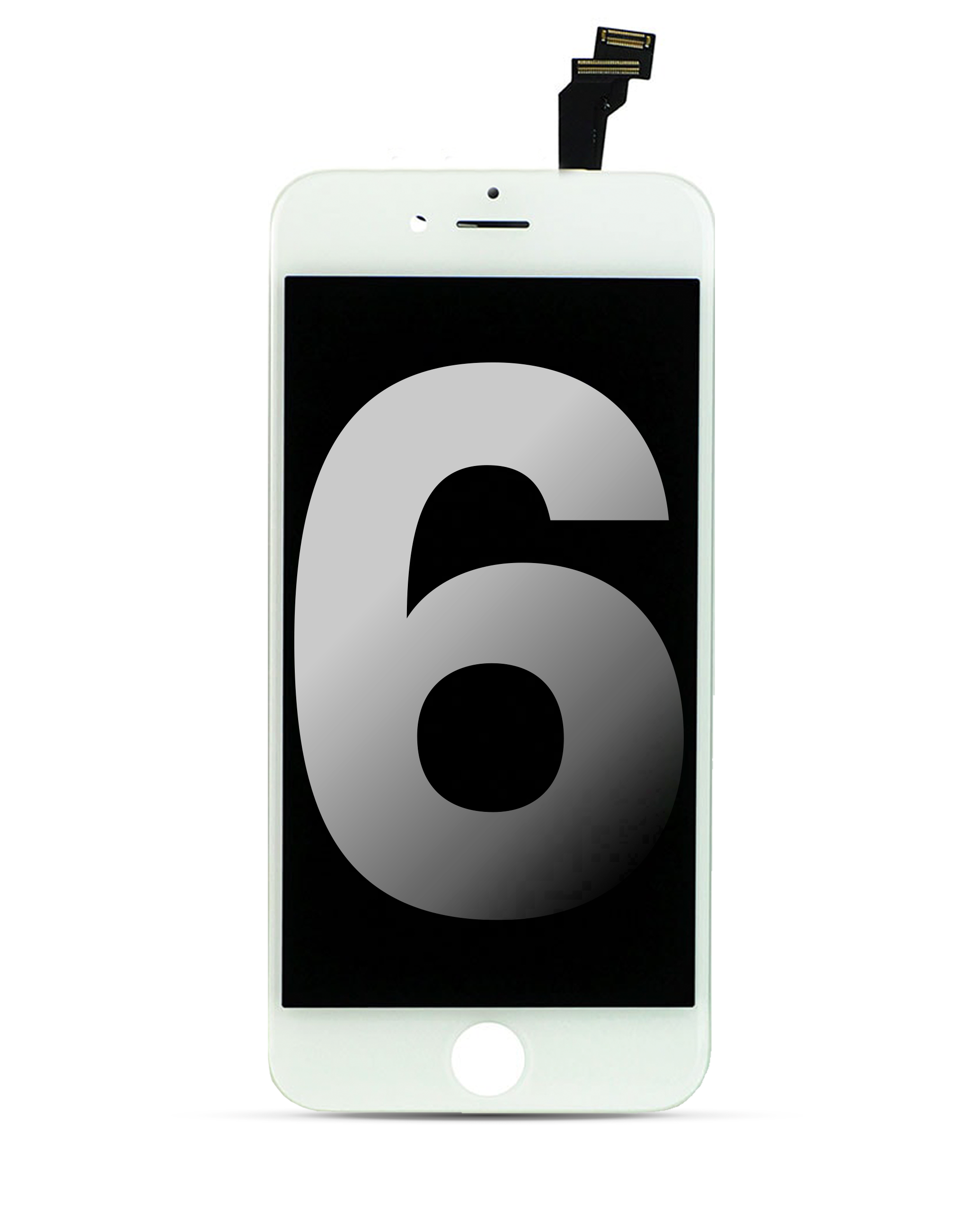 LCD Assembly For iPhone 6 (Used OEM Pull: Grade A) (White)