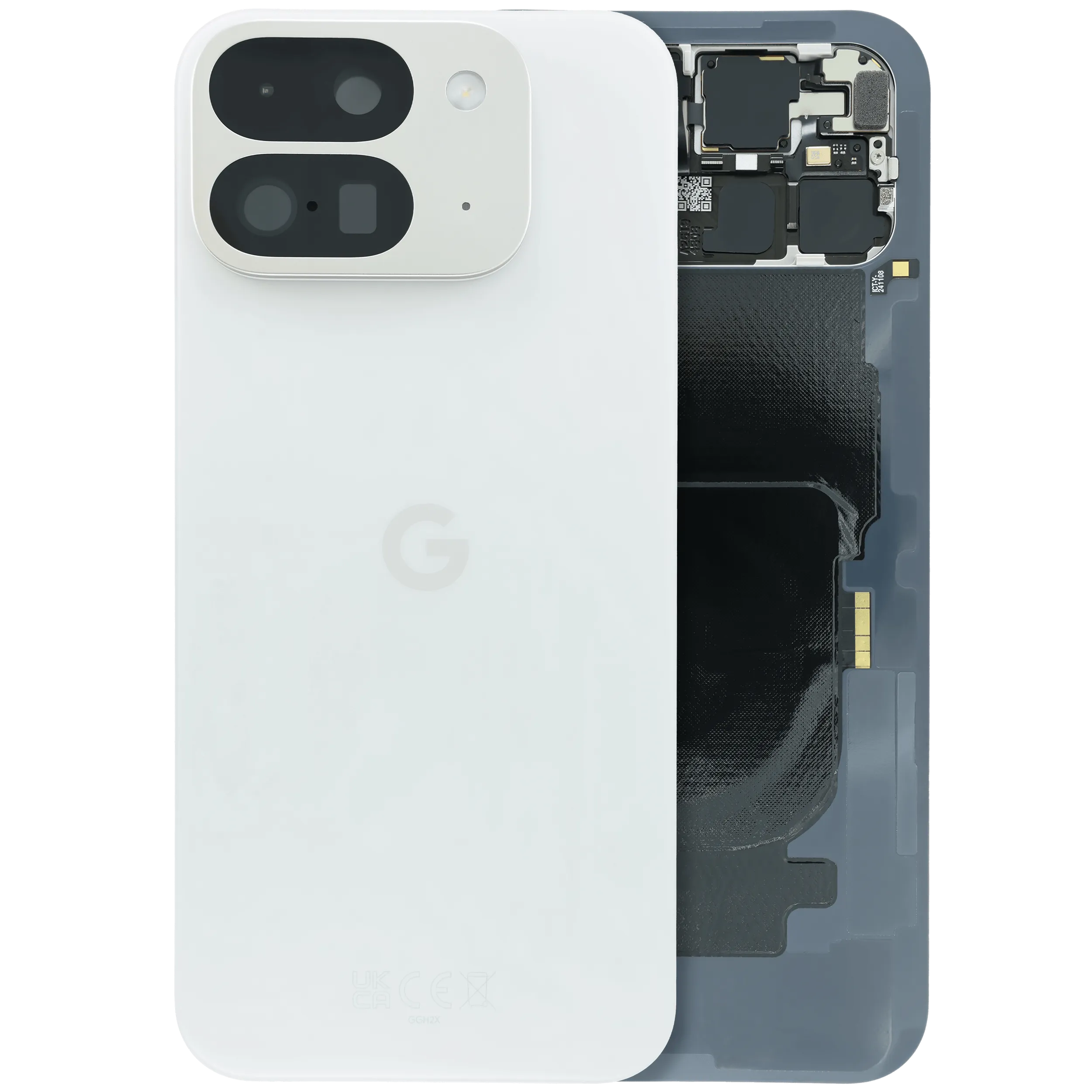 Back Cover For Google Pixel 9 Pro Fold (Genuine OEM) (Porcelain)