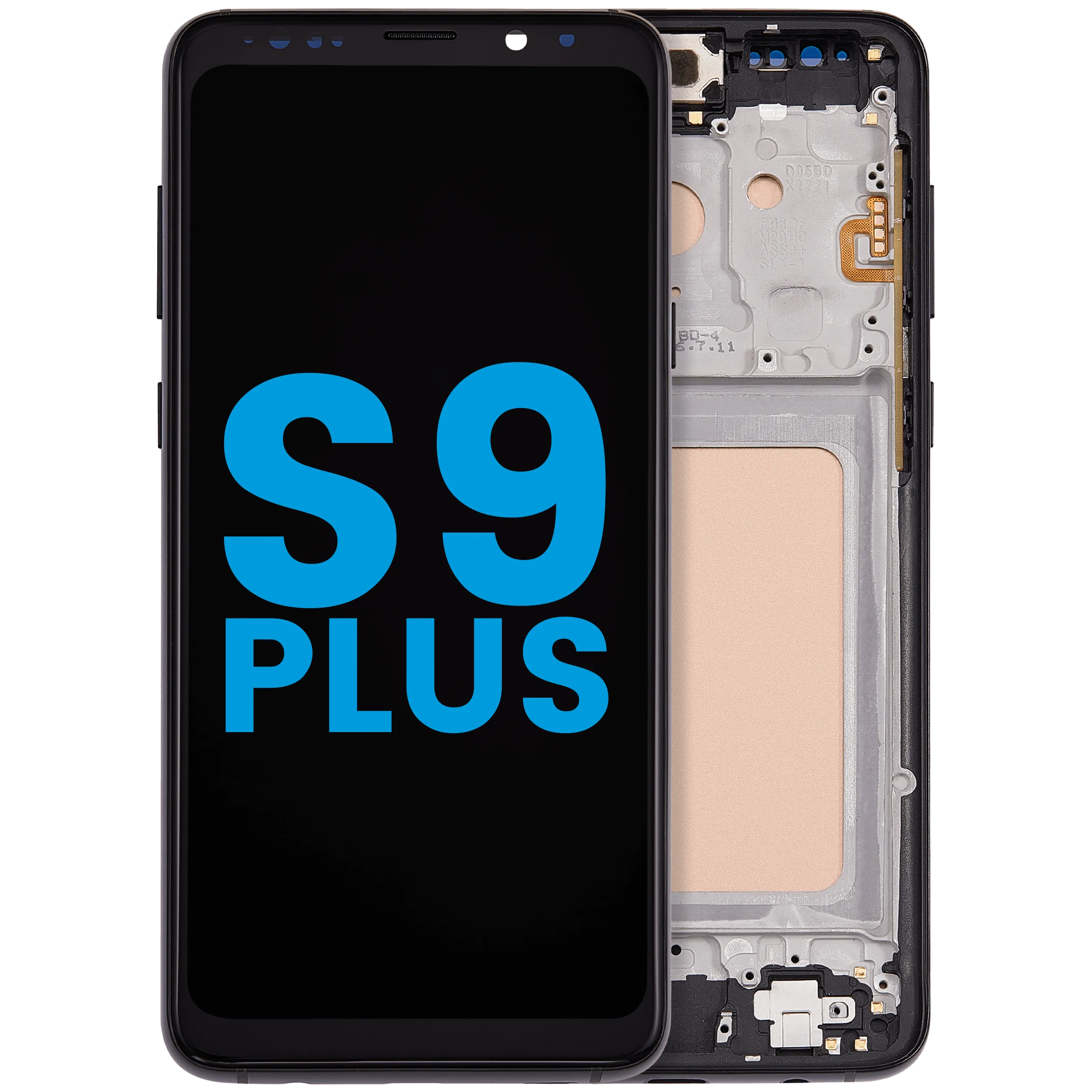 LCD Assembly With Frame (Without FingerPrint Sensor) For Samsung Galaxy S9 Plus (US & International) (Aftermarket: Incell) (Midnight Black)