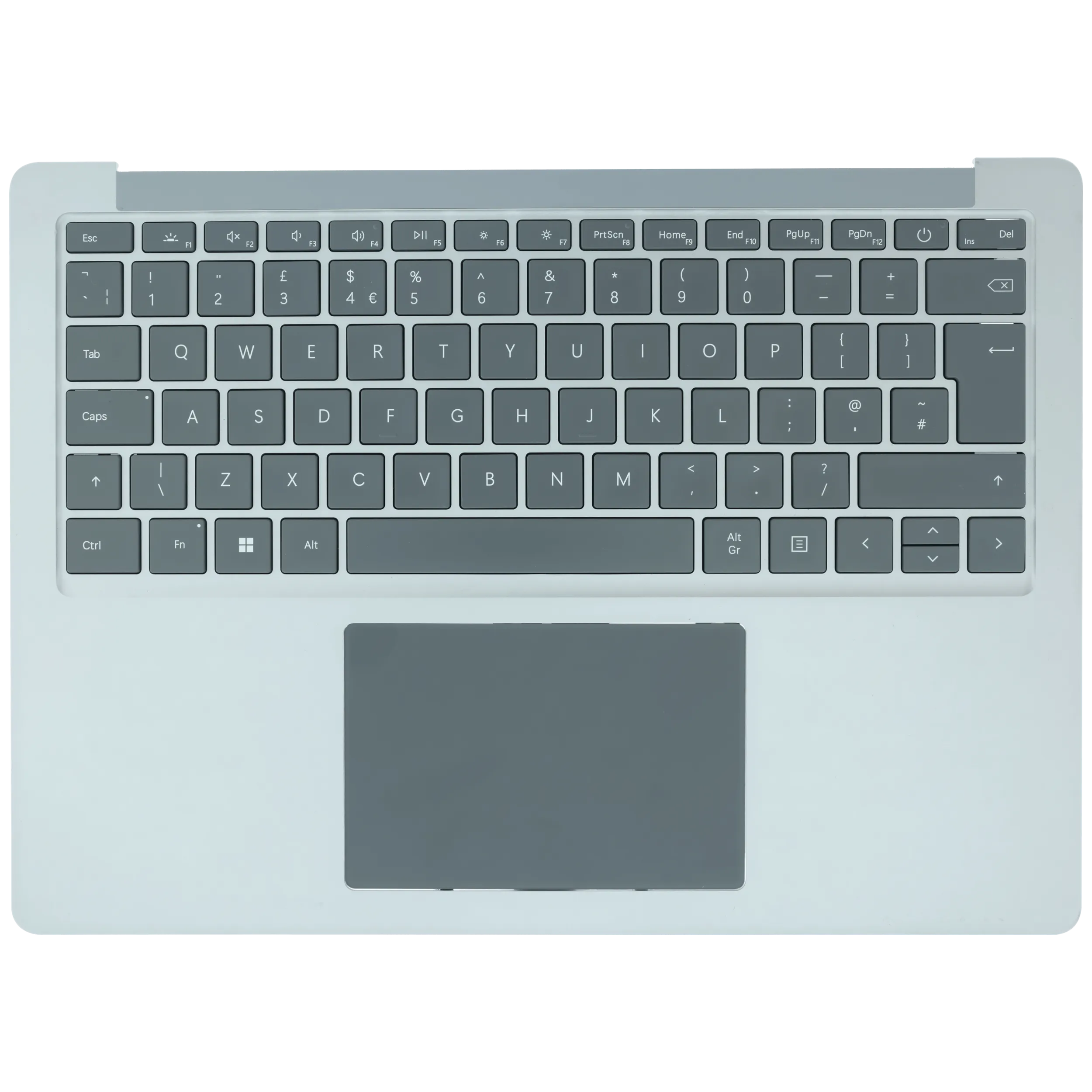 Top Case with Keyboard For Surface Laptop 4 13.5" (1950)(Platinum) (EU Version)
