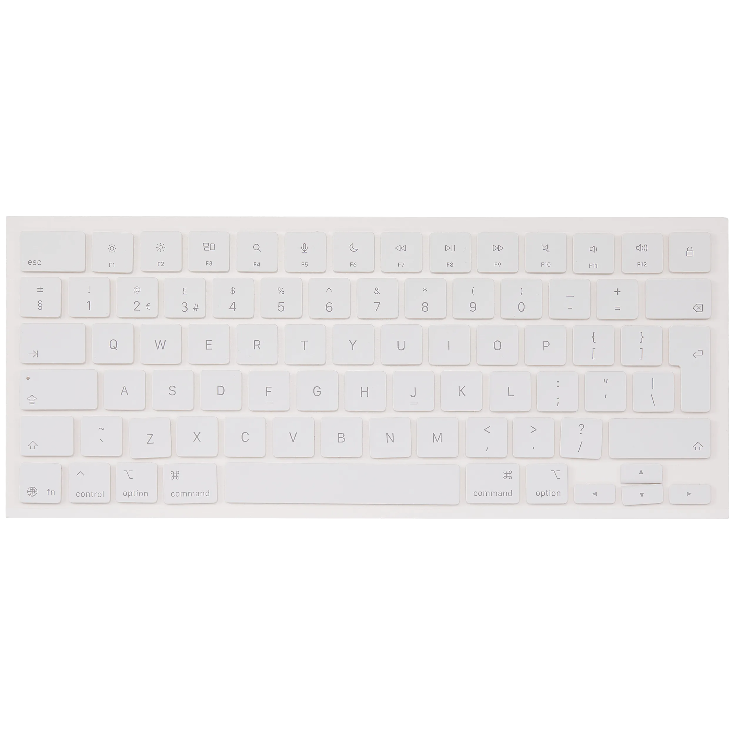 Keycap For MacBook Neo 13" A3404 (2026) (UK) (Butterfly Keycap) (Silver)