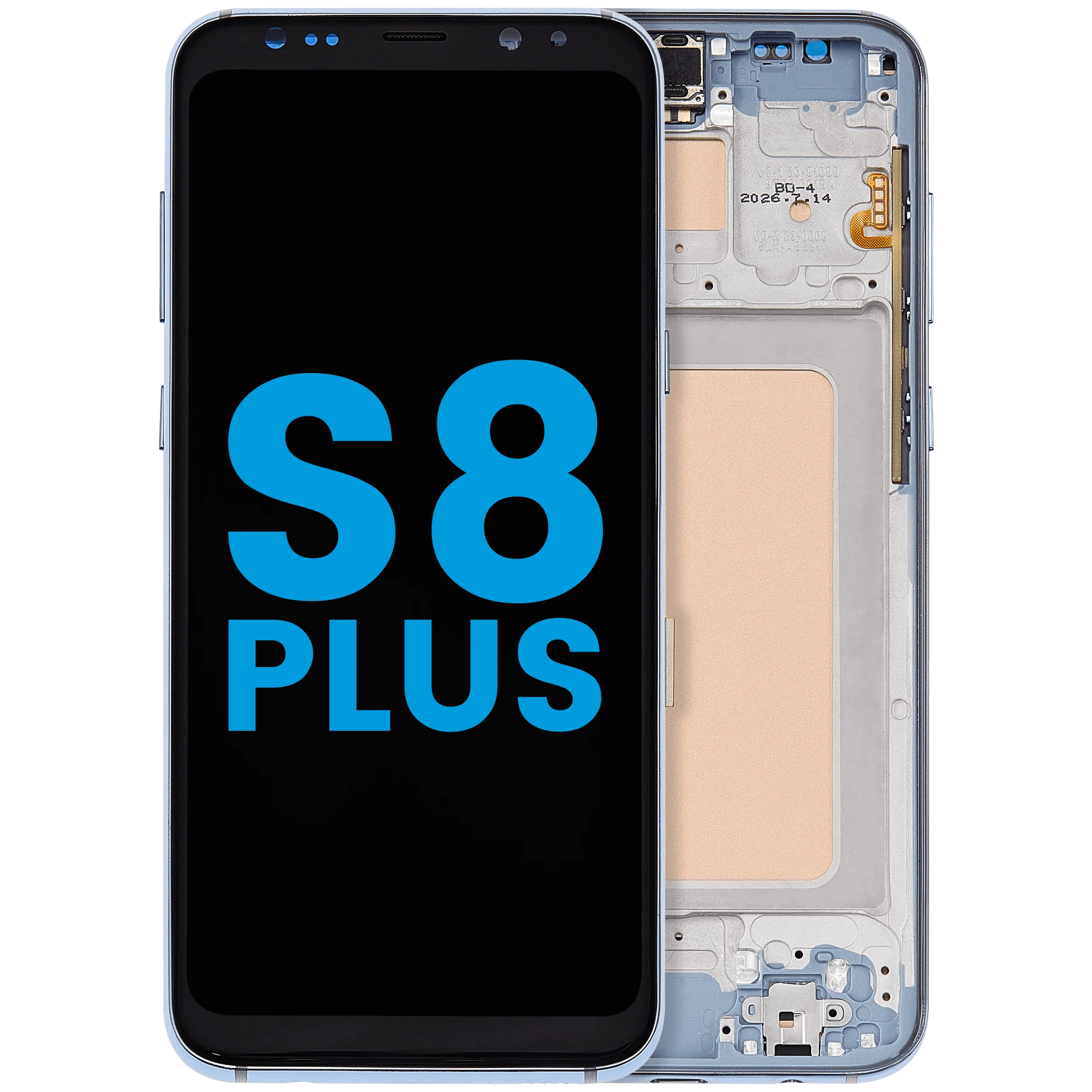 LCD Assembly With Frame (Without FingerPrint Sensor) For Samsung Galaxy S8 Plus (Aftermarket: Incell) (Coral Blue)