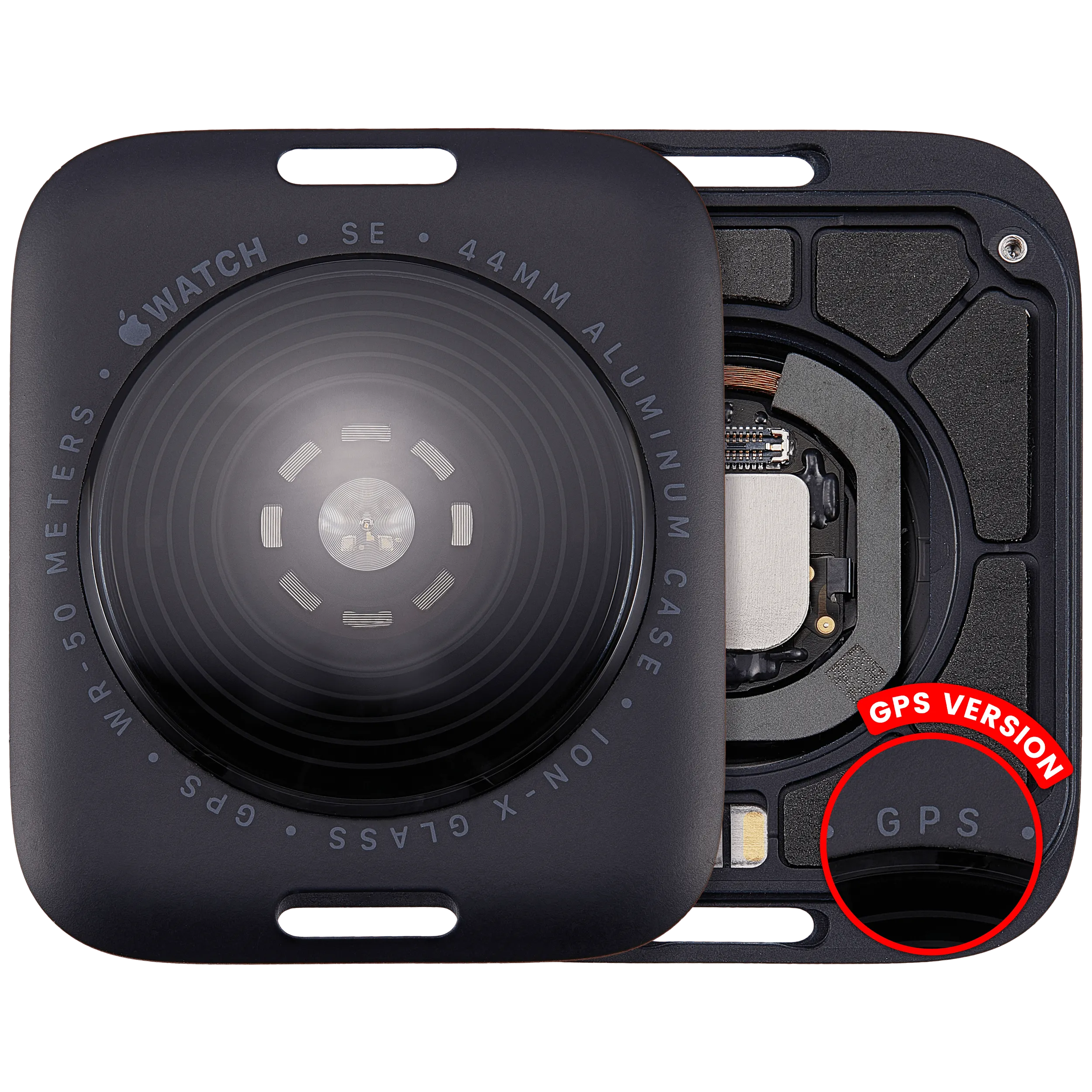 Back Cover Assembly For Watch Series SE 2nd (44MM) (GPS Version) (Aluminum / Midnight)