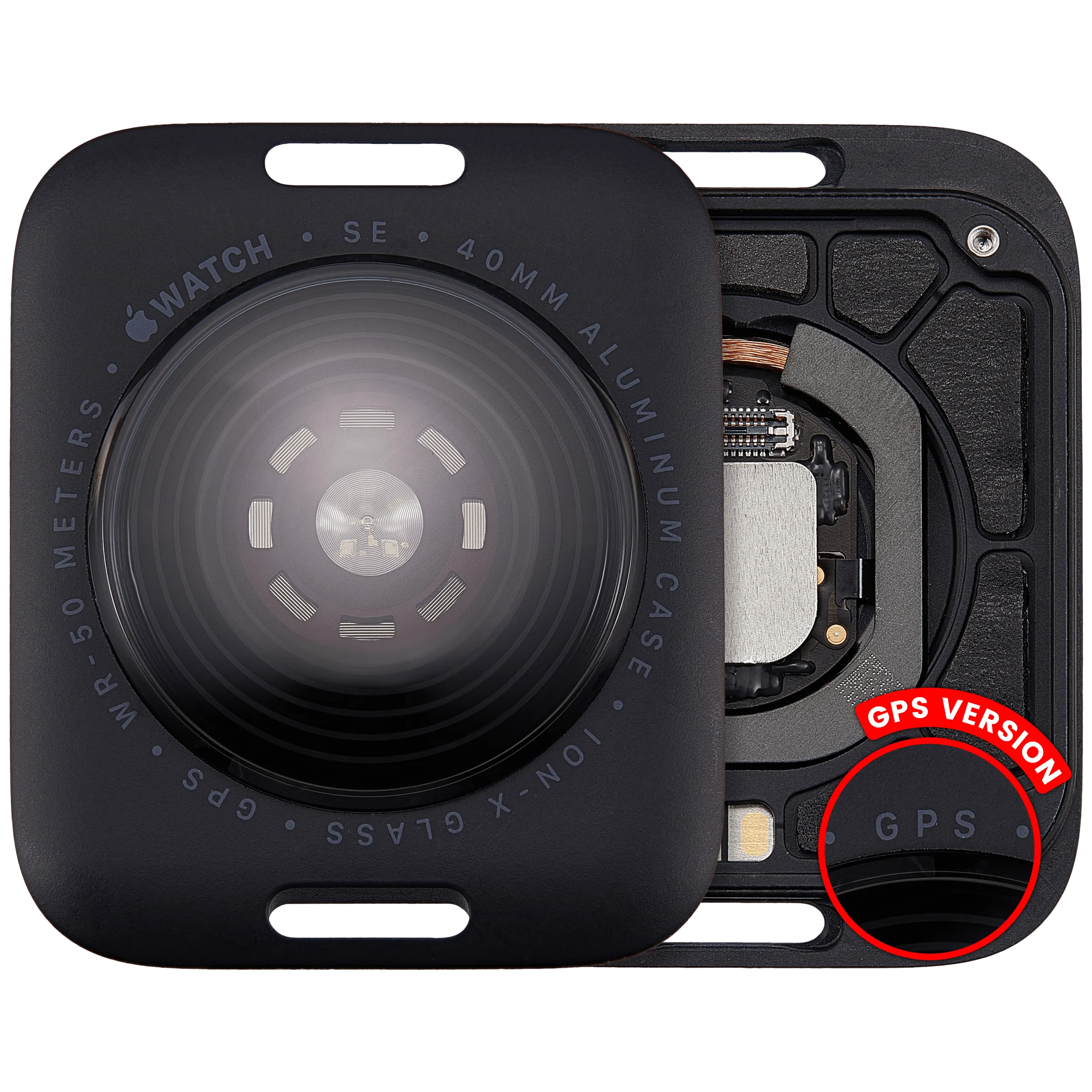 Back Cover Assembly For Watch Series SE 2nd (40MM) (GPS Version) (Aluminum / Midnight)