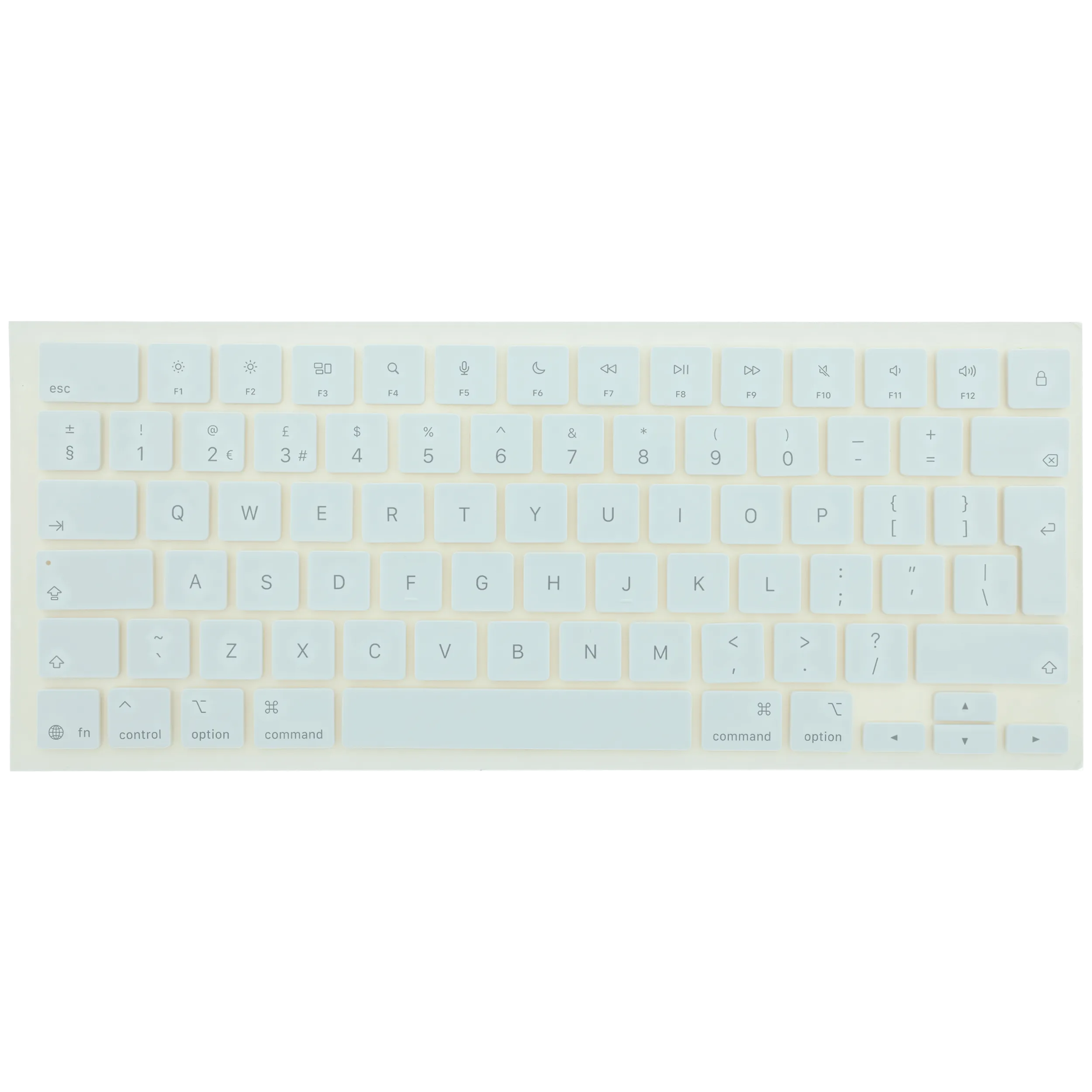 Keycap Kit (UK) For MacBook Neo 13" A3404 (2026) (Silver)