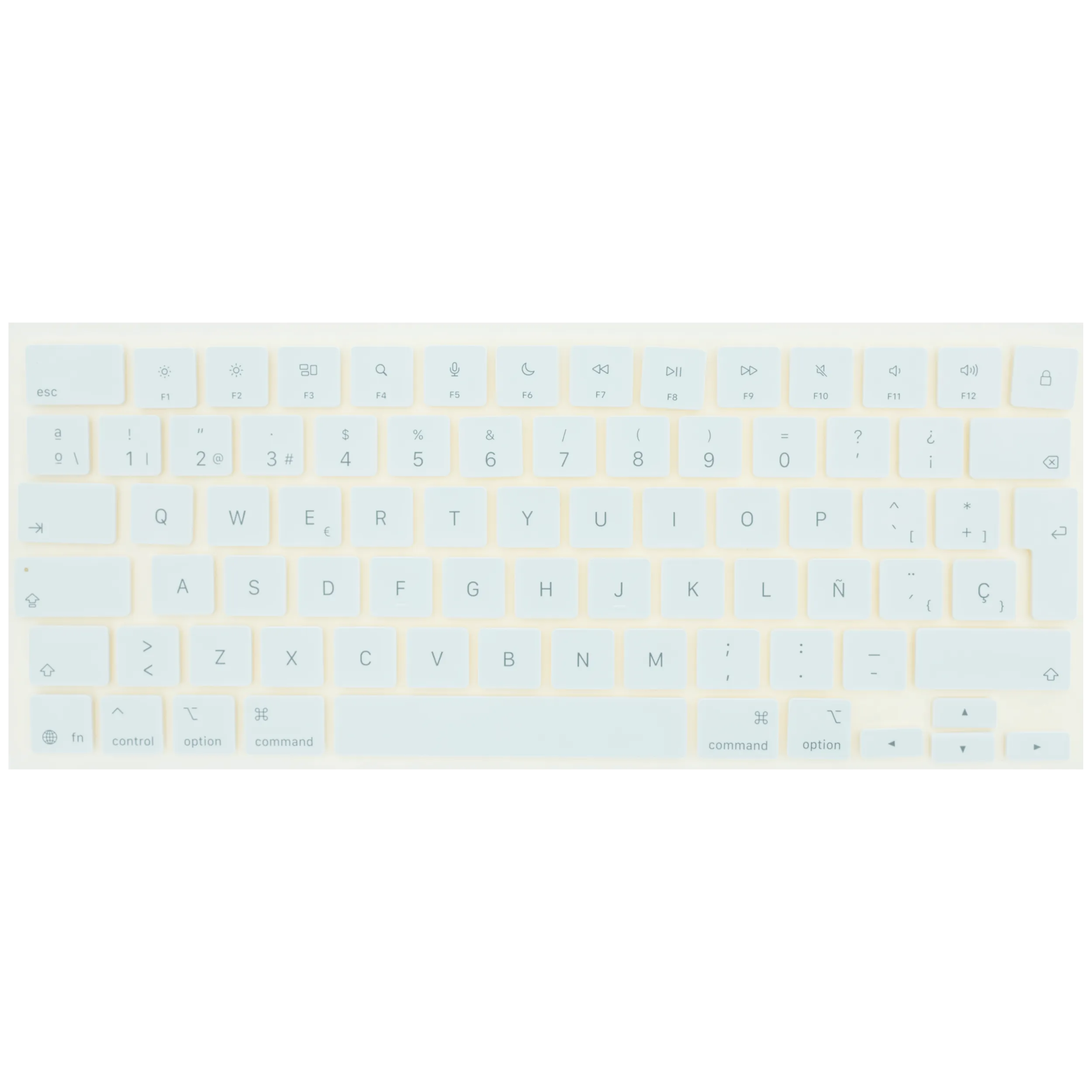 Keycap Kit (Spanish) For MacBook Neo 13" A3404 (2026) (Silver)