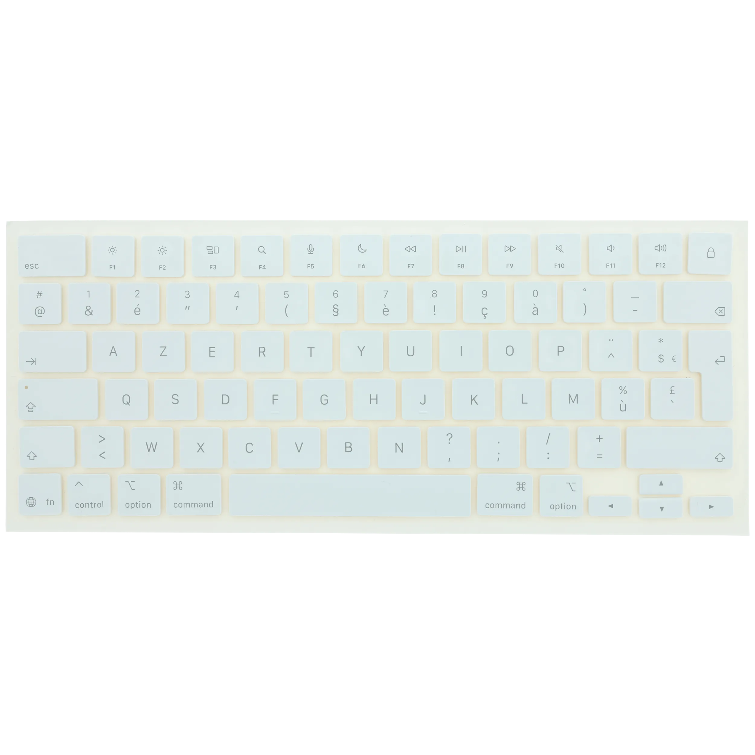 Keycap Kit (French) For MacBook Neo 13" A3404 (2026) (Silver)