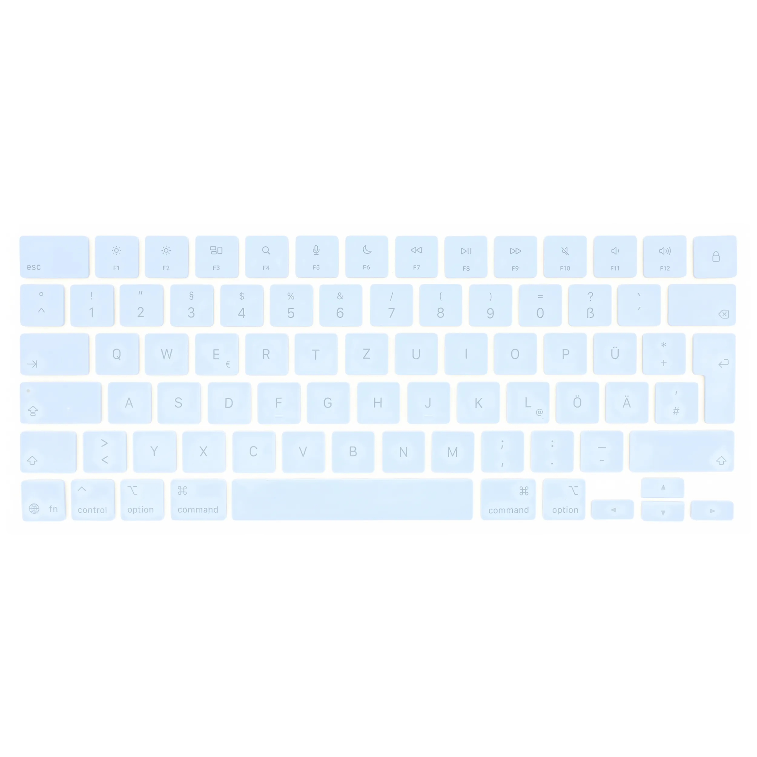 Keycap Kit (German) For MacBook Neo 13" A3404 (2026) (Indigo)