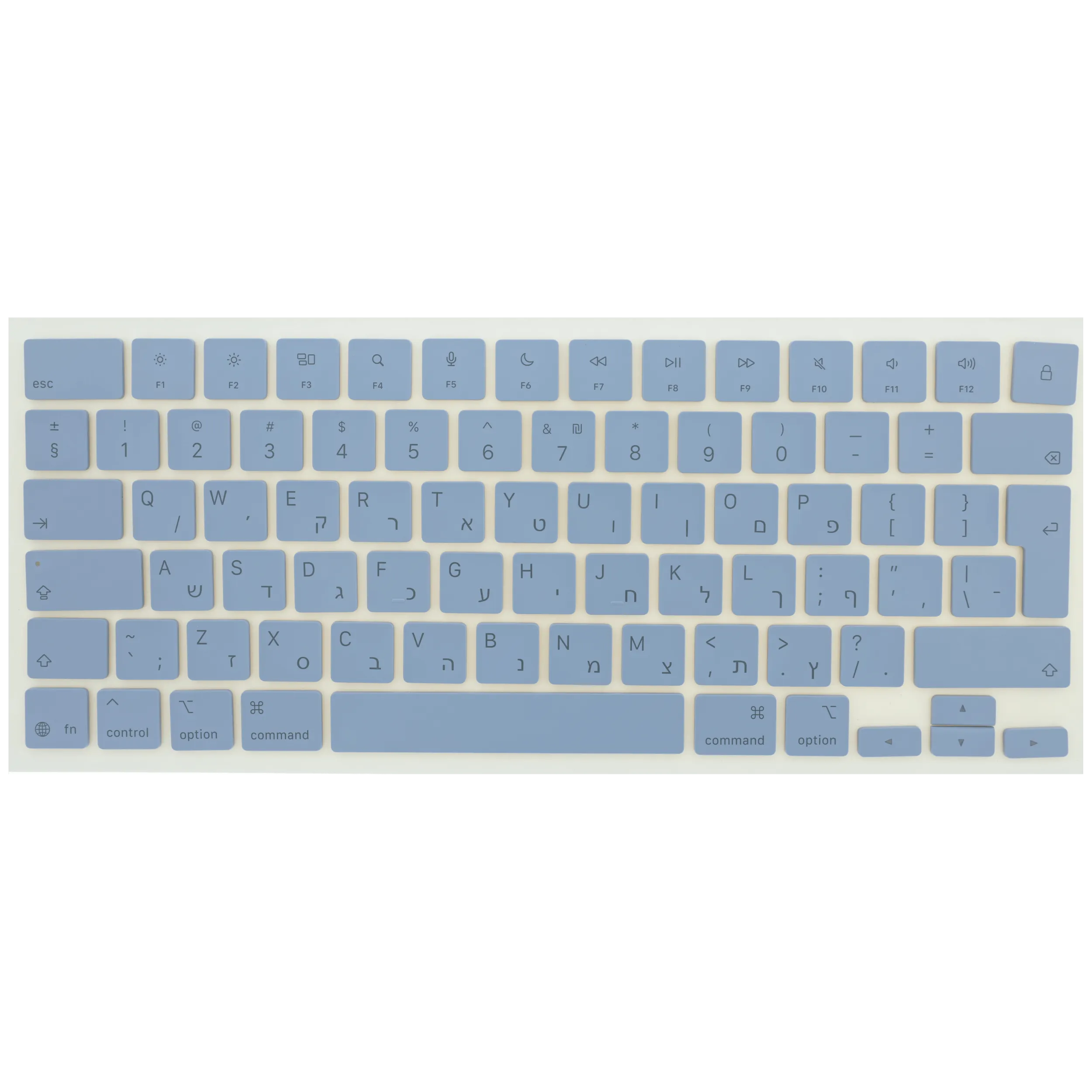 Keycap Kit (Hebrew) For MacBook Neo 13" A3404 (2026) (Indigo)
