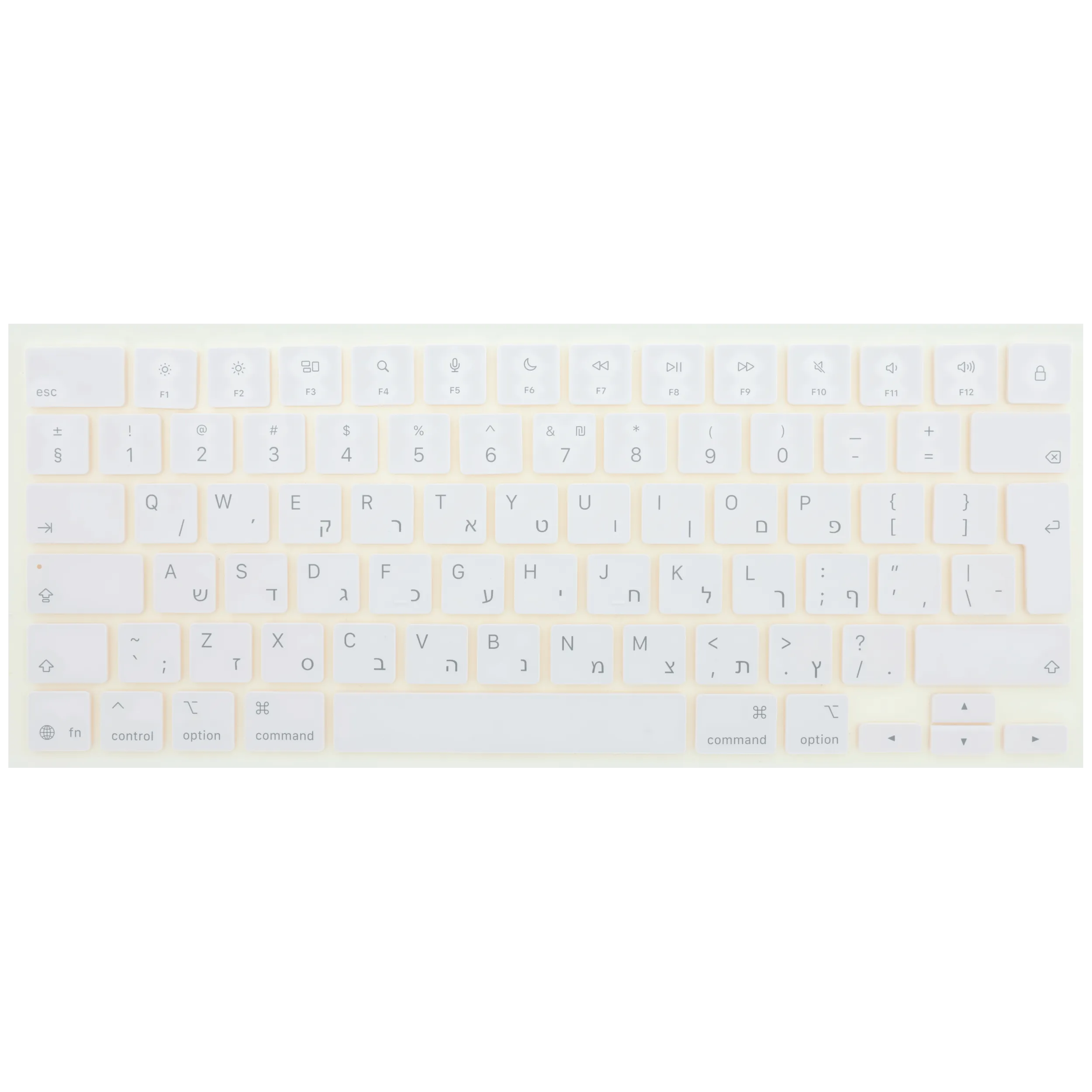 Keycap Kit (Hebrew) For MacBook Neo 13" A3404 (2026) (Blush)