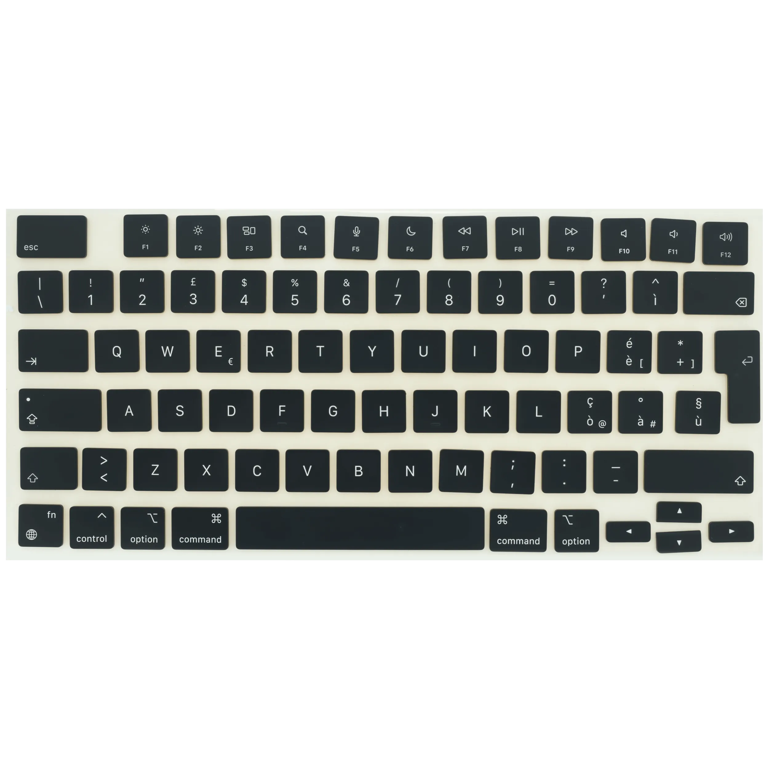 Keycap Kit (Italian) For MacBook Air 13" / Air 15" / Pro 14" / Pro 16" (2021 - 2026) (Space Black)