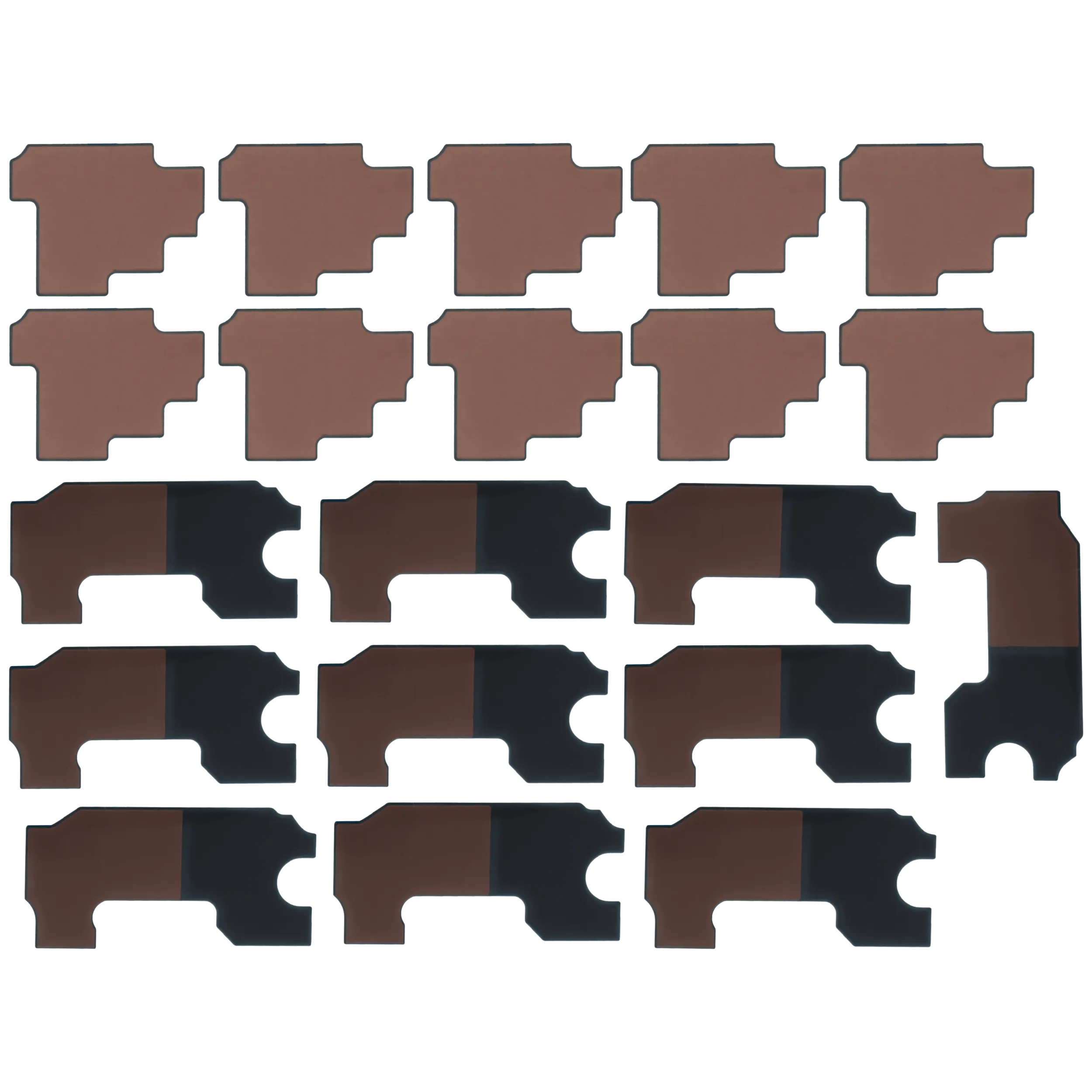 Motherboard Heat Shield For iPhone 17 Pro Max (2 Piece Set) (10 Pack)