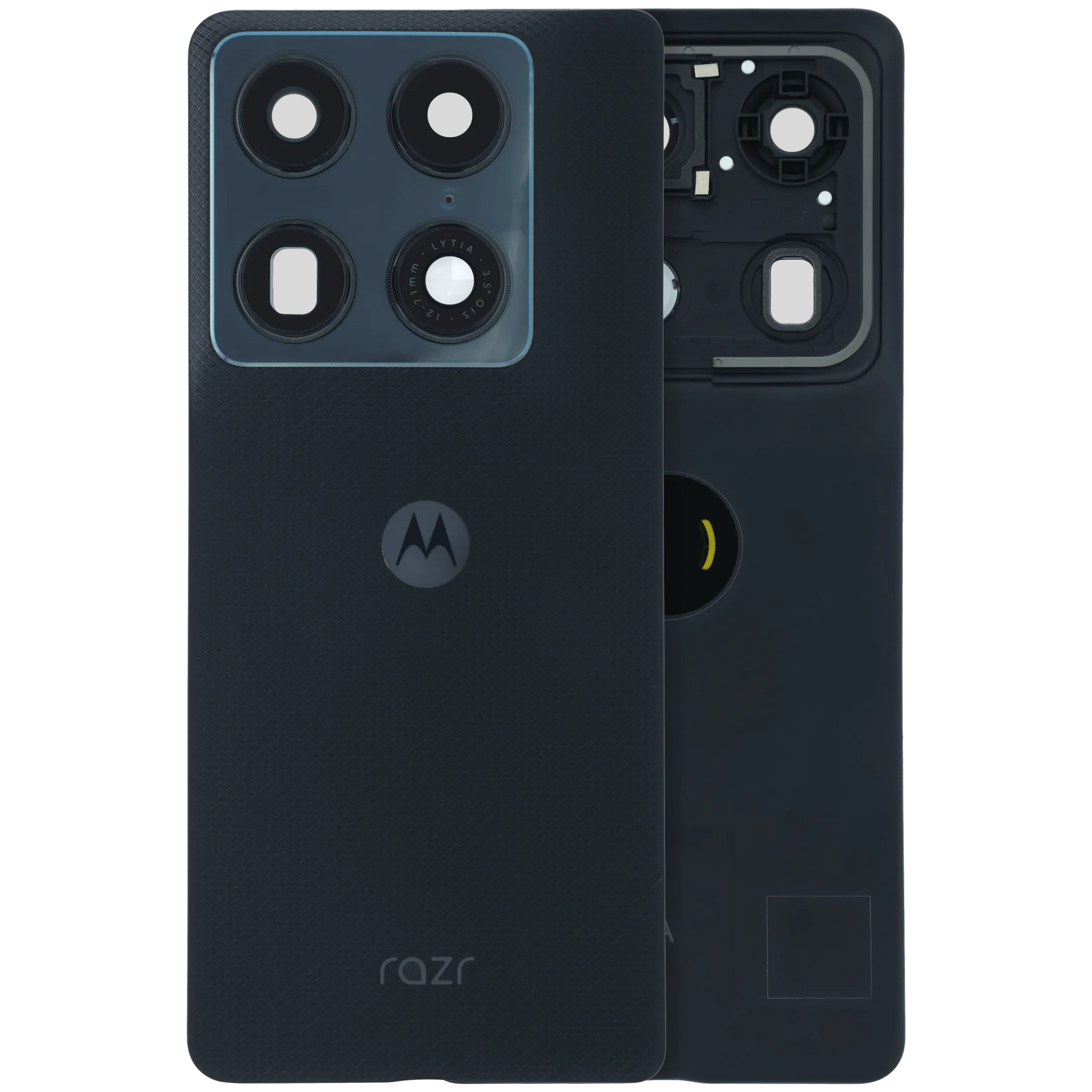 Back Cover Insert Assembly For Motorola Razr Fold (XT2651 / 2026) (Genuine OEM) (Blackened Blue)