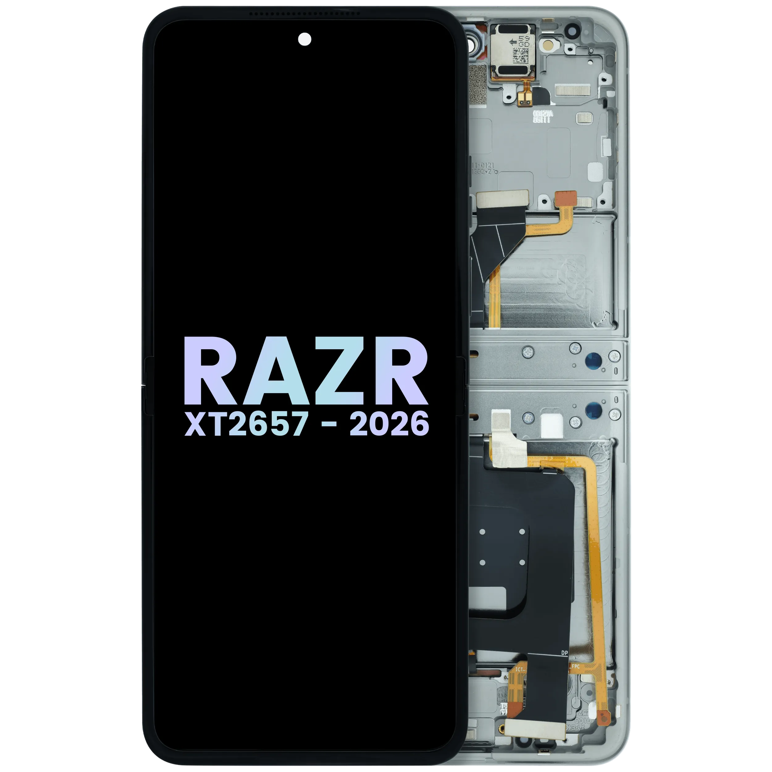 OLED Display Assembly For Motorola Razr (XT2657 / 2026) (Genuine OEM) (Hematite)
