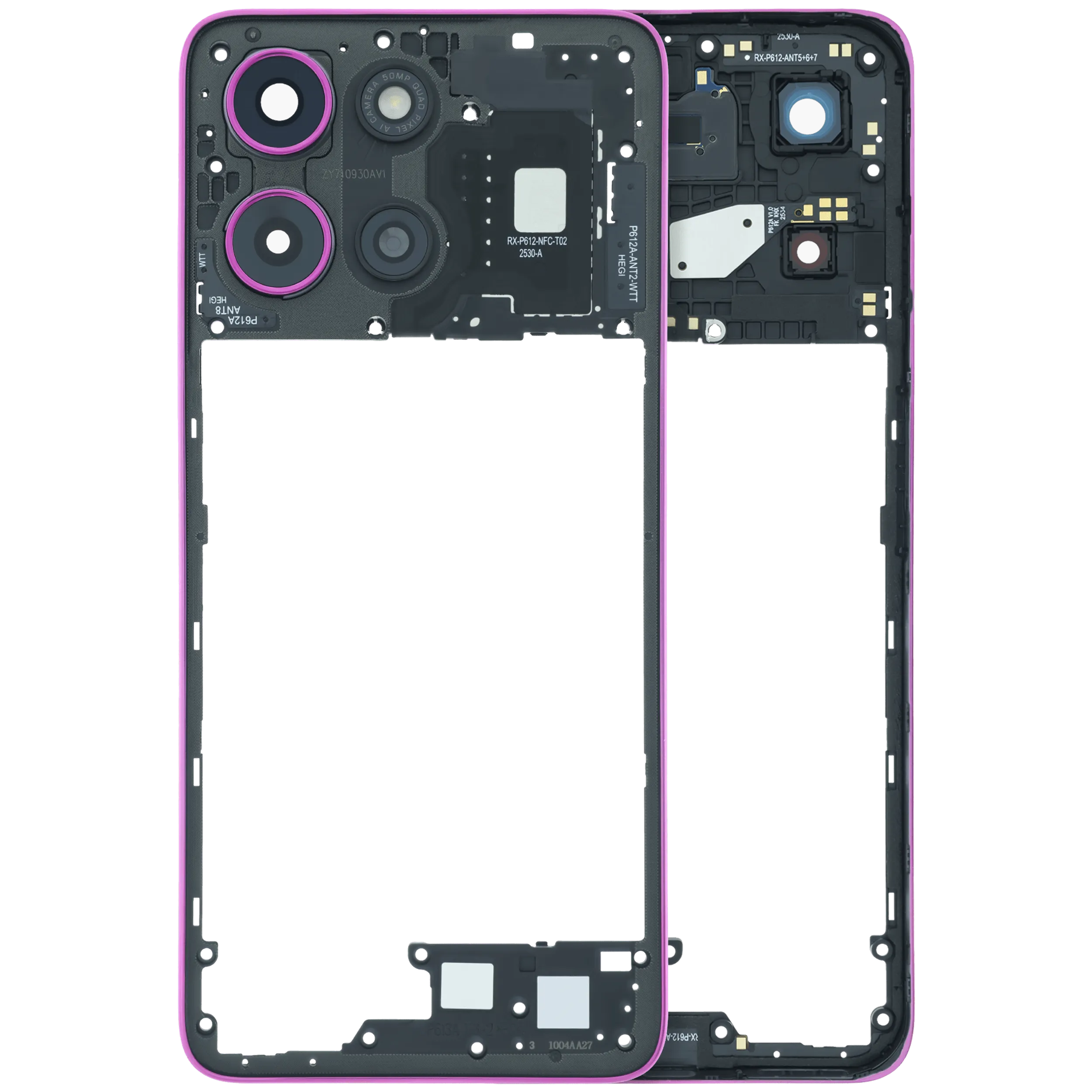 Middle Frame For Motorola Moto G (XT2613 / 2026) (Genuine OEM) (Cattleya Orchid)