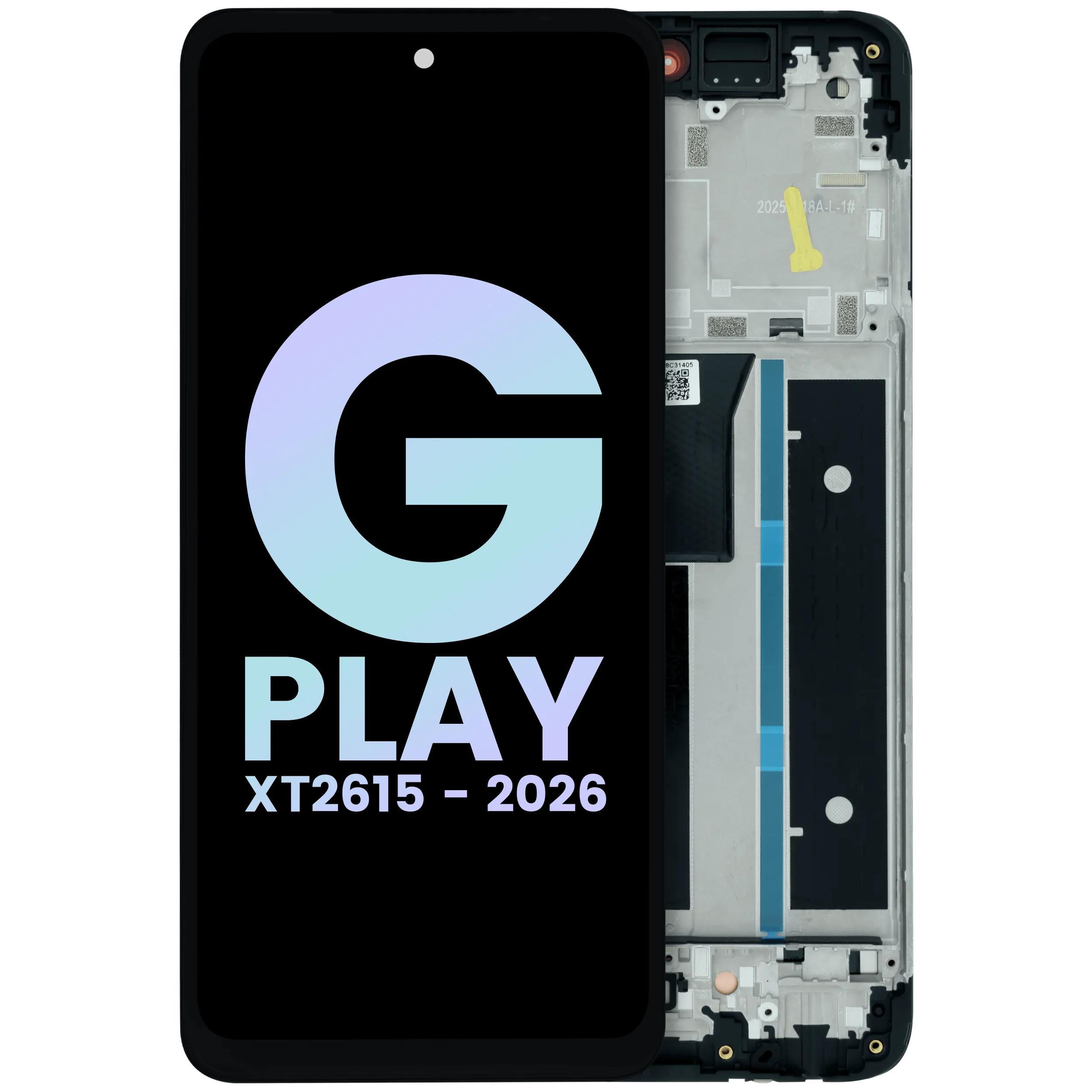 OLED Assembly With Frame For Motorola Moto G Play (XT2615 / 2026) (Genuine OEM)