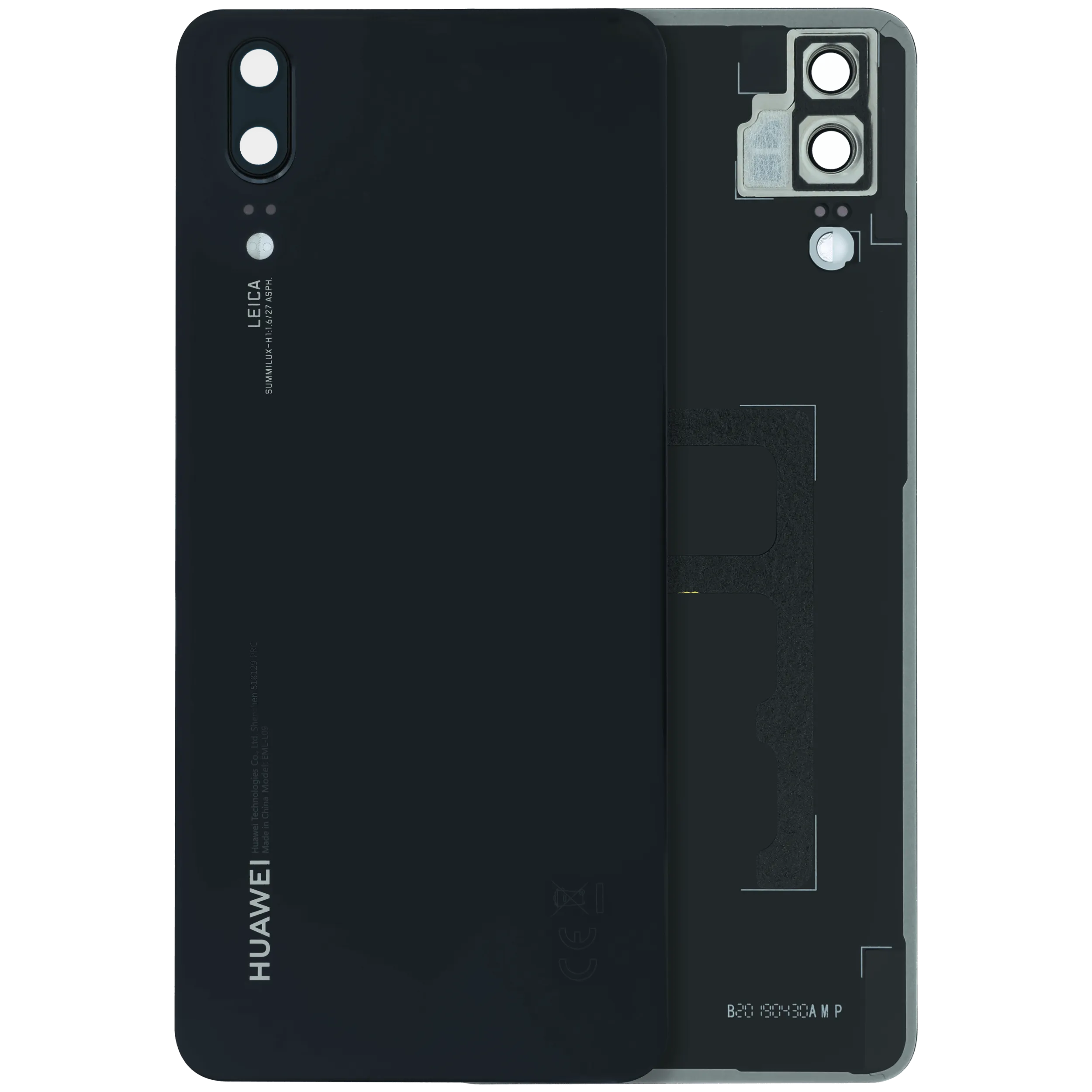 Back Cover For Huawei P20 (Genuine OEM) (Black)
