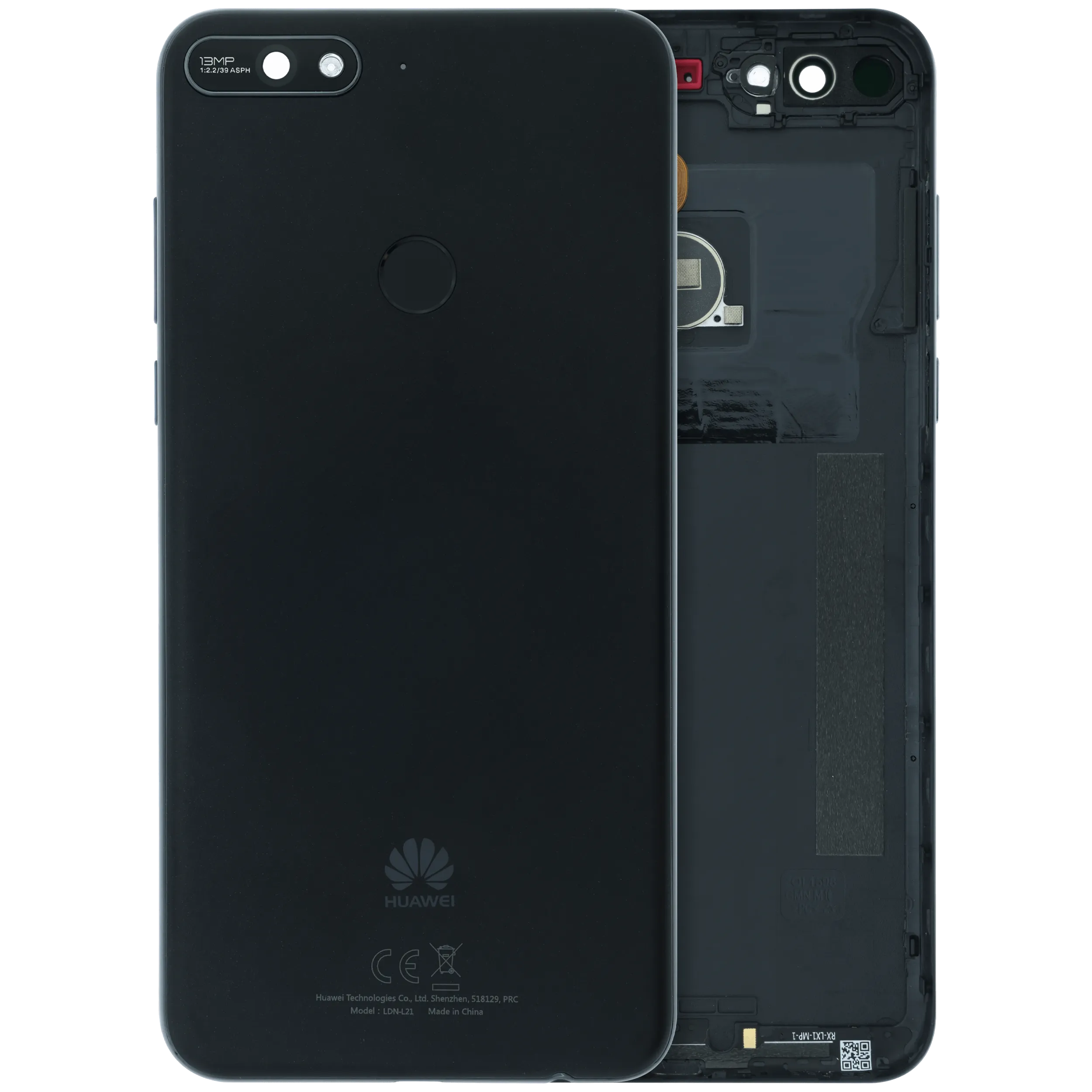 Back Cover For Huawei Y7 (2018) (Genuine OEM) (Black)