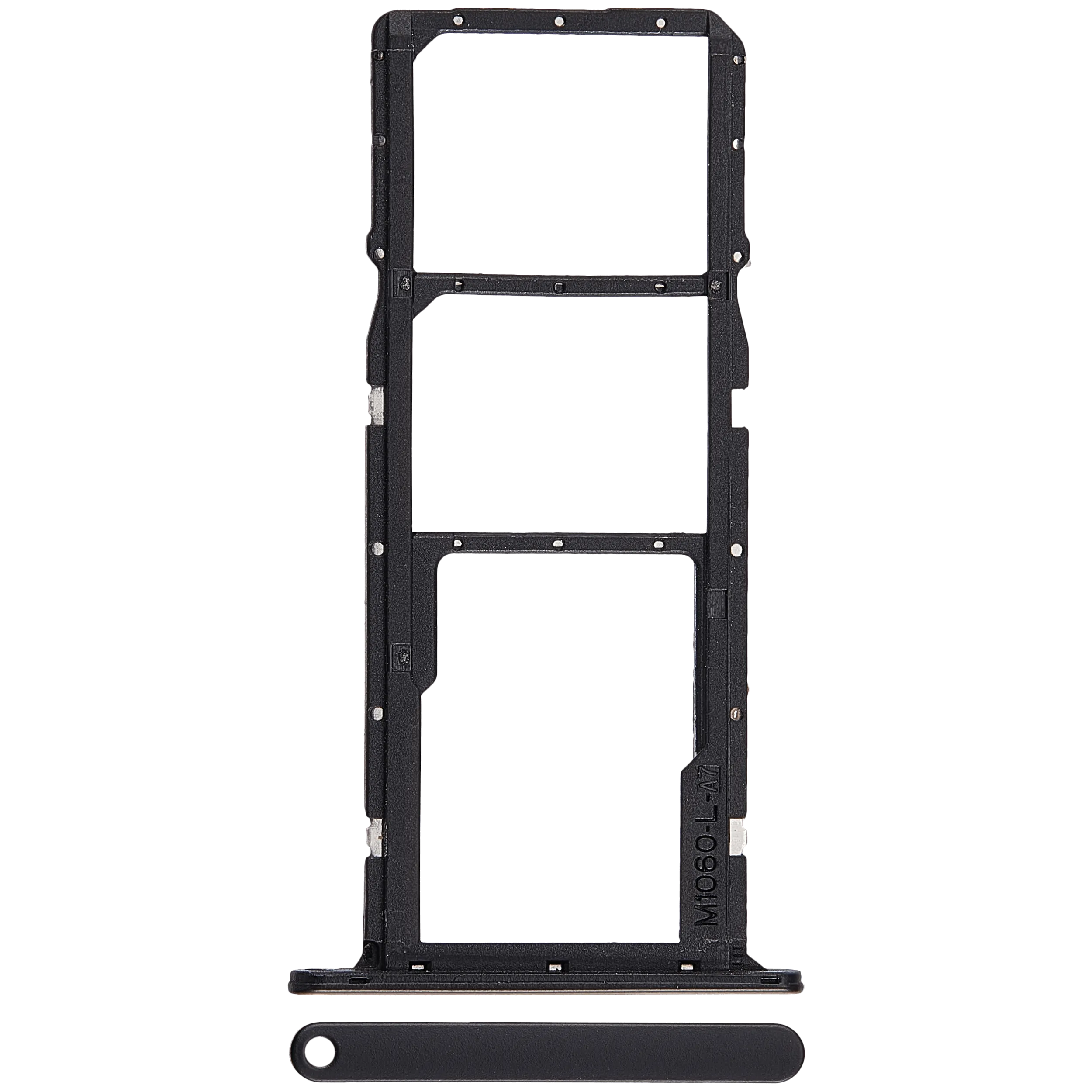 Sim Card Tray for Huawei Y5 (2019) (Premium) (Black)