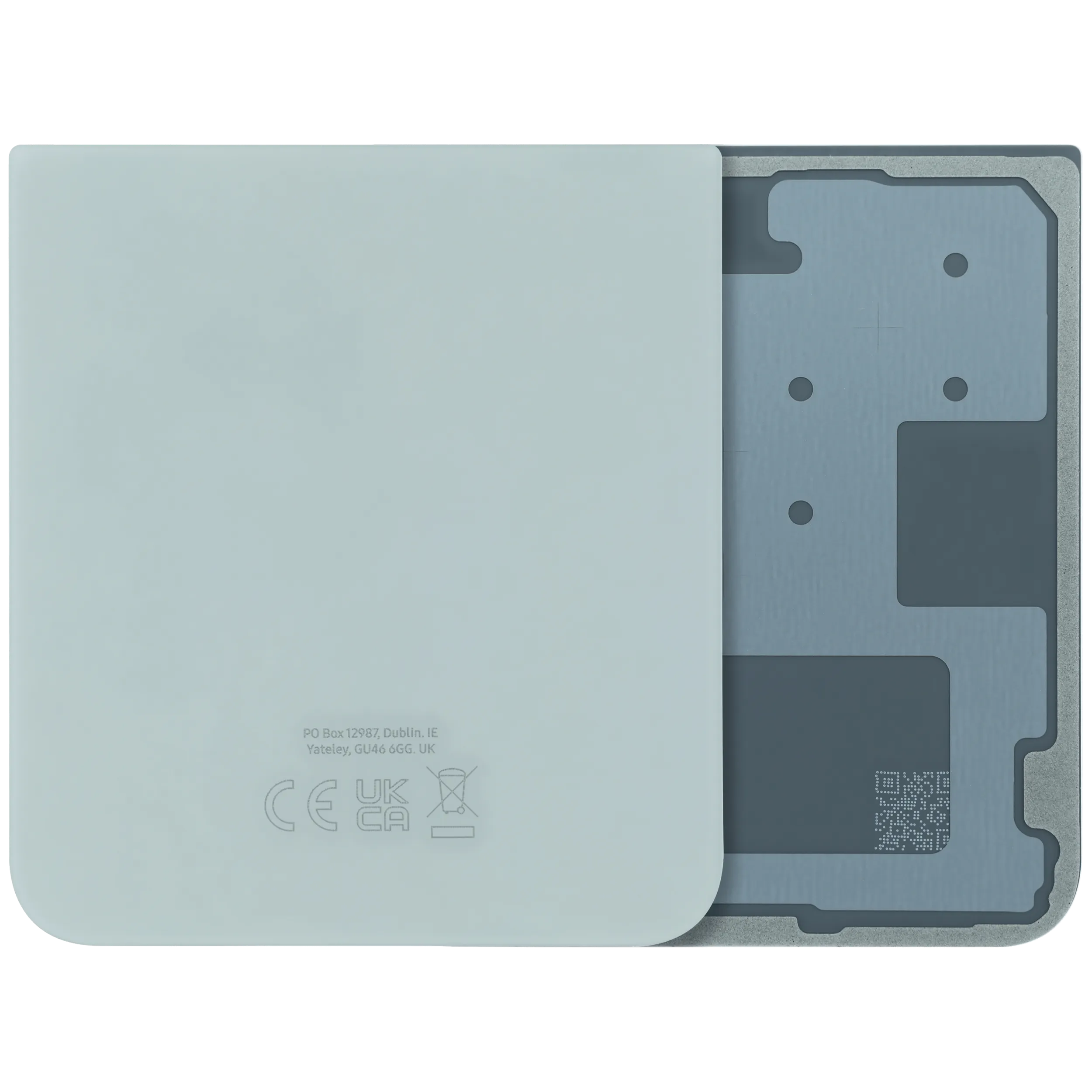Bottom Back Cover Glass For Samsung Galaxy Z Flip 5 (Service Pack) (Gray)