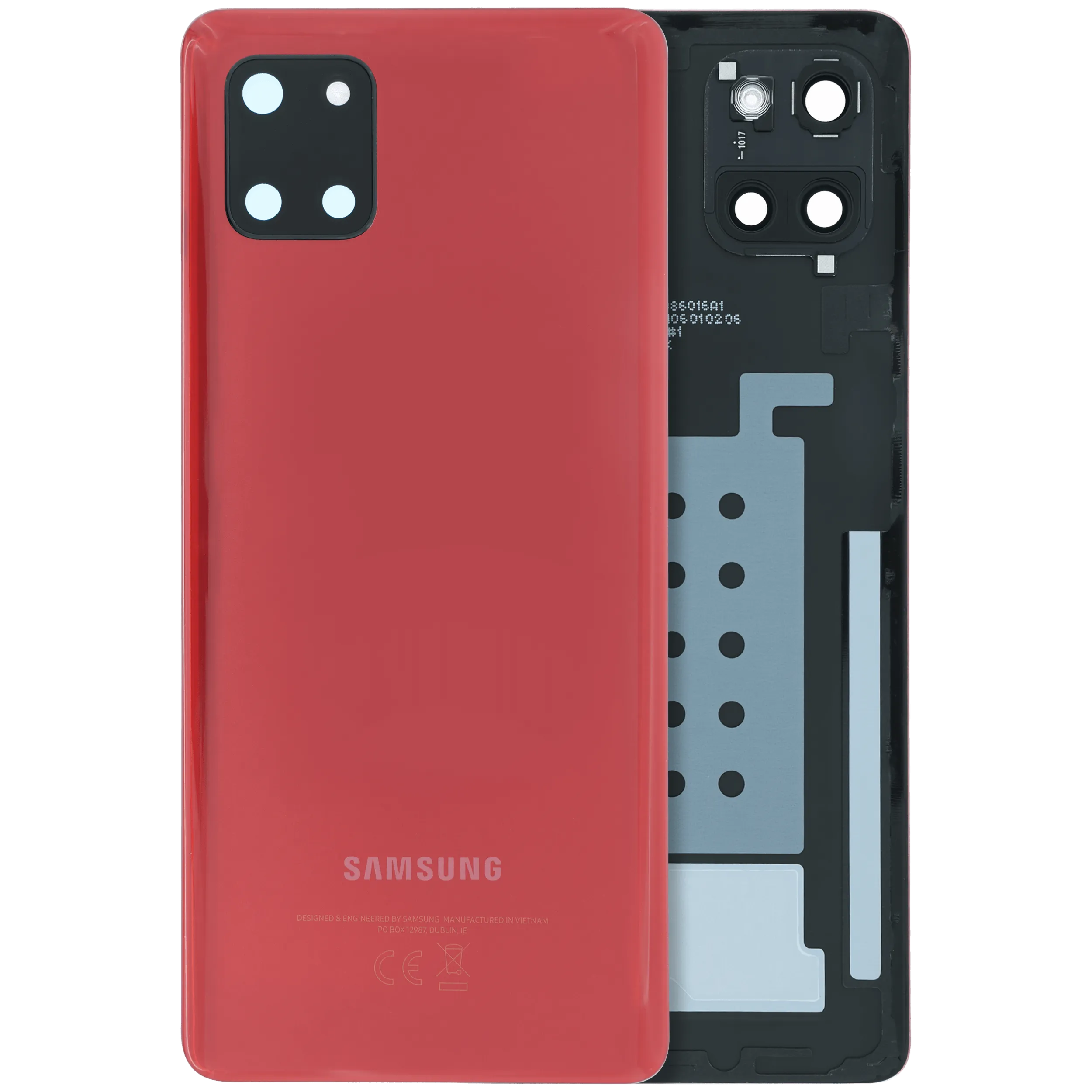 Back Cover For Samsung Galaxy Note 10 Lite (Service Pack) (Red)