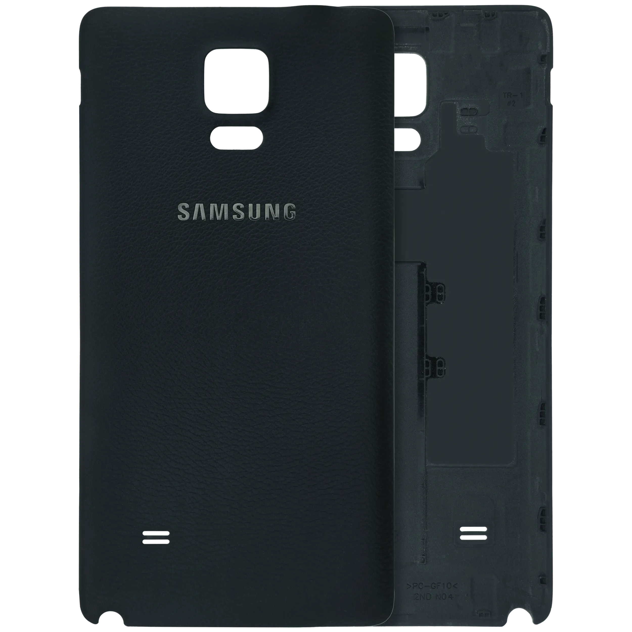 Back Cover For Samsung Galaxy Note 4 (Service Pack) (Black)