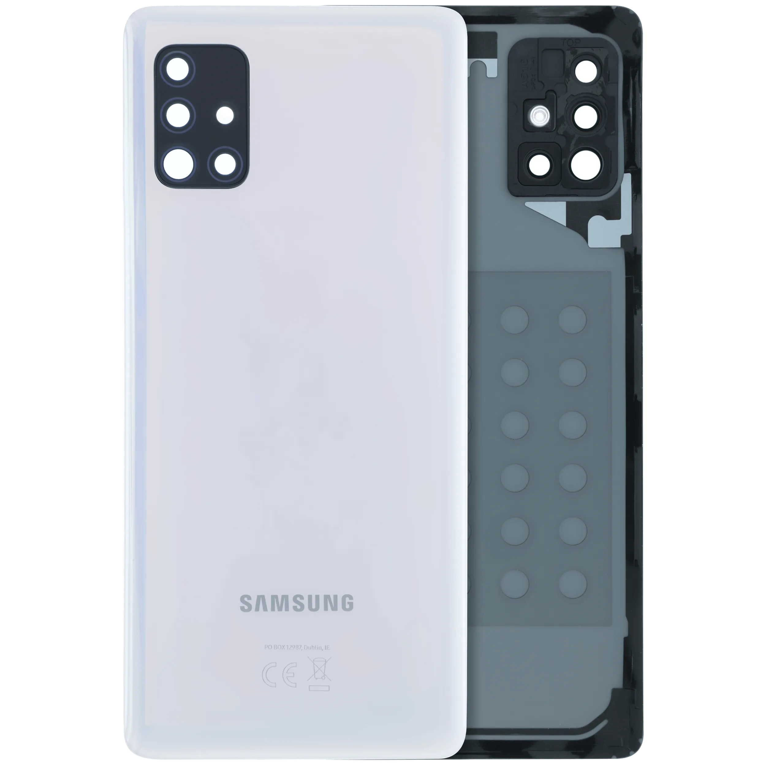 Back Cover With Camera Lens For Samsung Galaxy A51 (A516 / 2020) (Service Pack) (White)