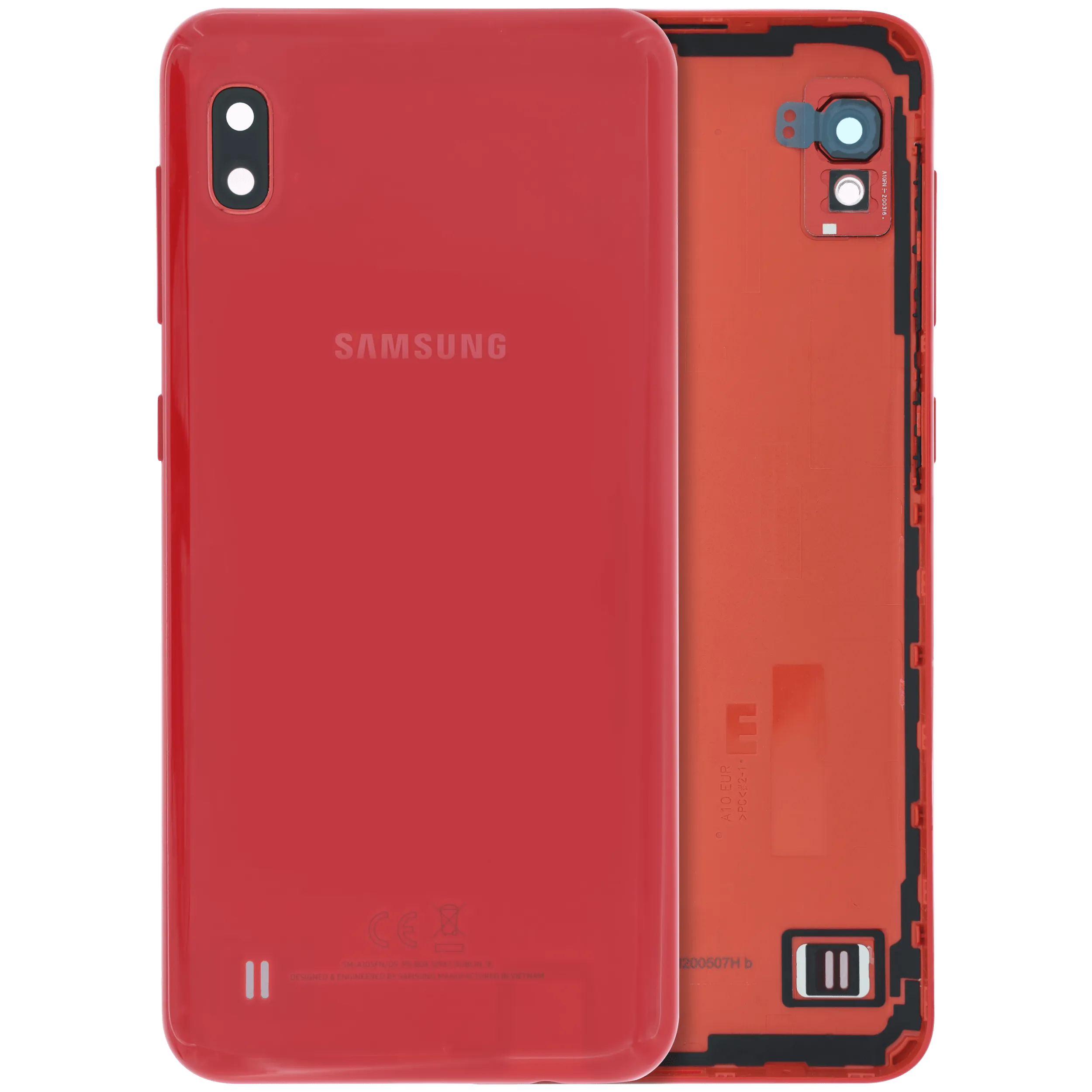 Back Cover With Camera Lens For Samsung Galaxy A10 (A105 / 2019) (Service Pack) (Red)