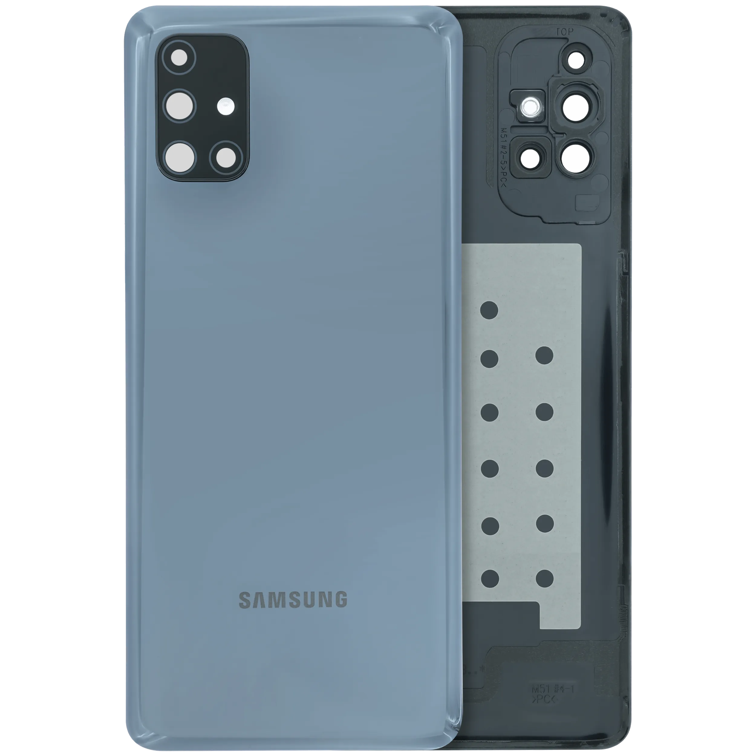 Back Cover With Camera Lens For Samsung Galaxy M51 (M515 / 2020) (Service Pack) (Black)