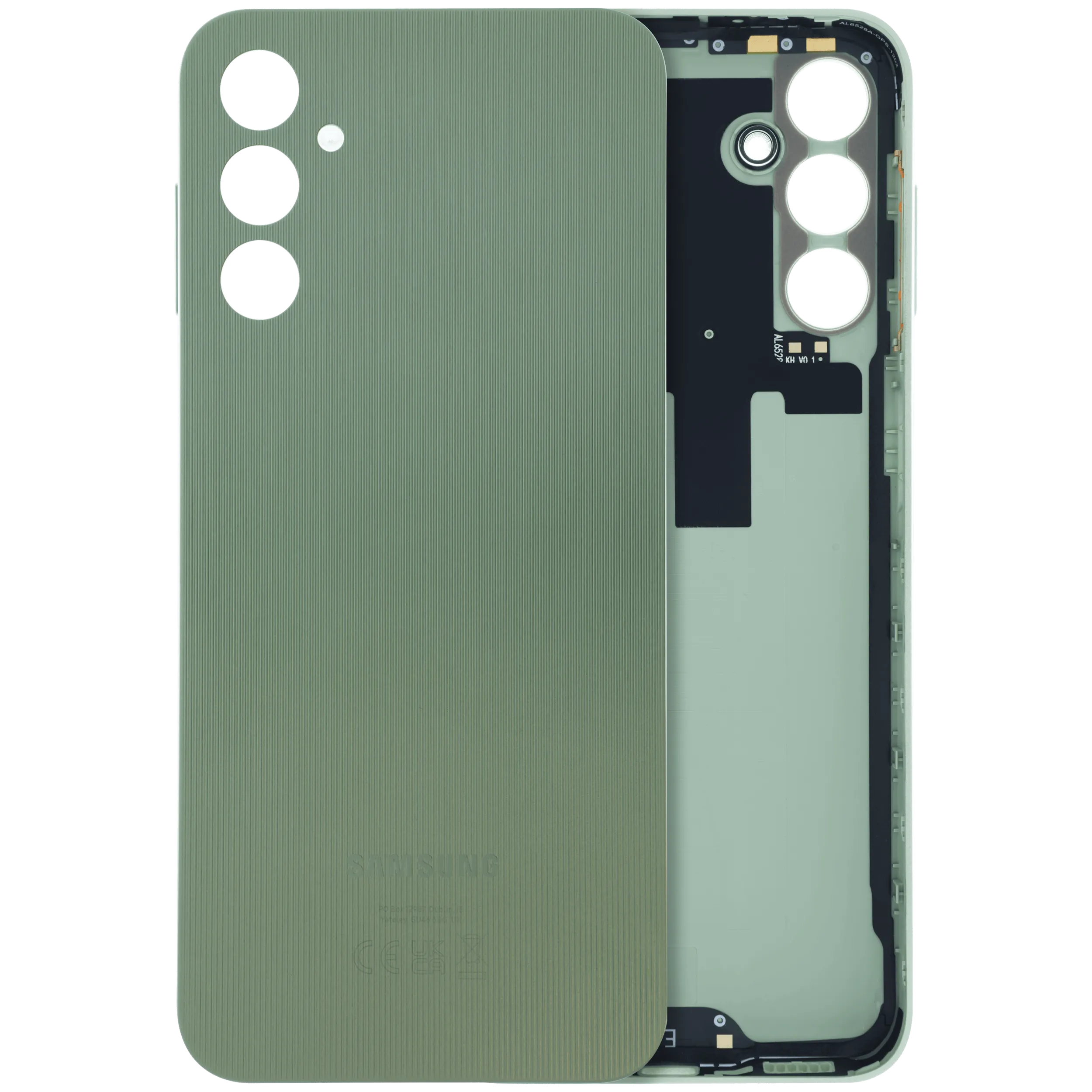 Back Cover Glass Without Camera Lens For Samsung Galaxy A14 (A145 / 2023) (Service Pack) (Green)