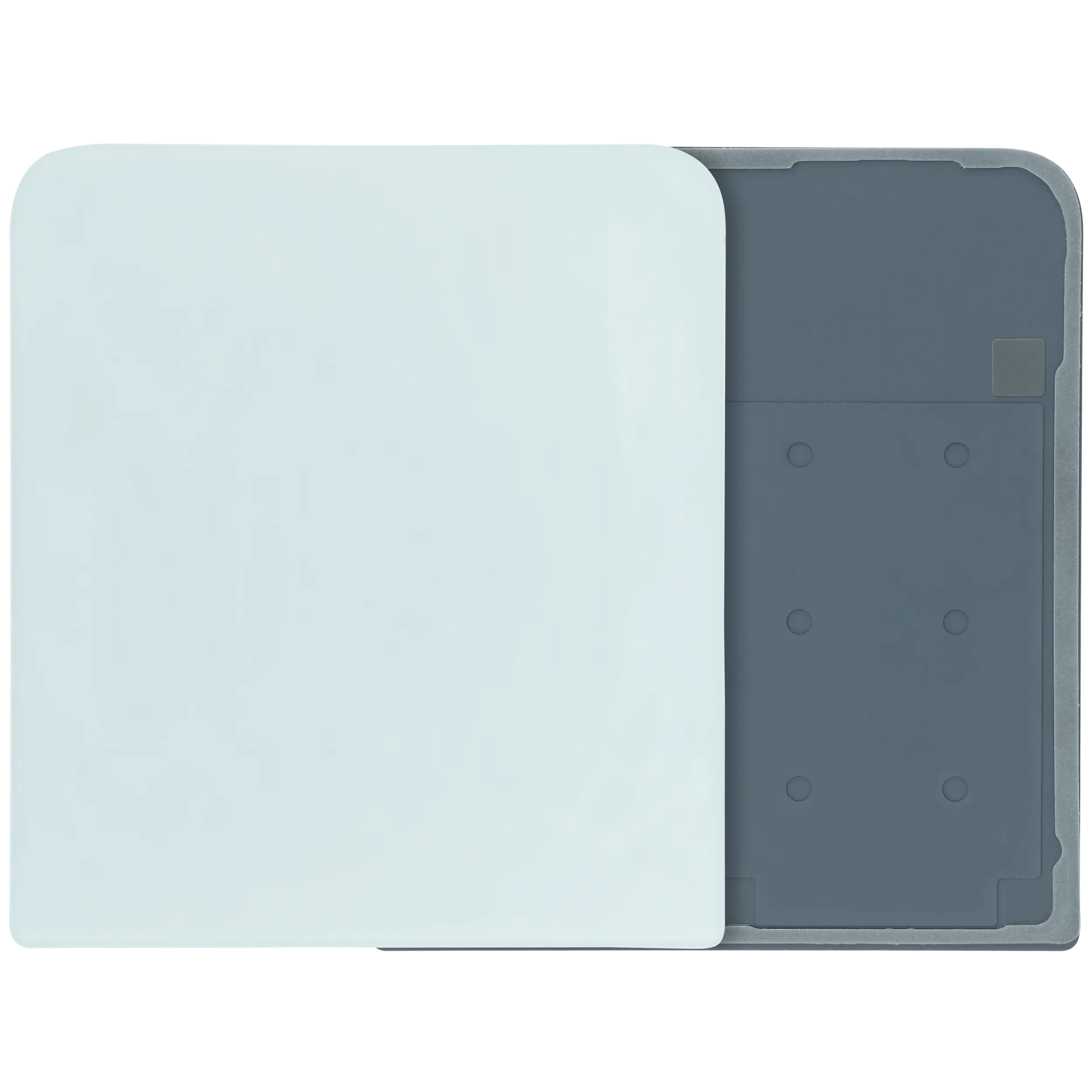 Bottom Back Cover Glass For Samsung Galaxy Z Flip 3 5G (Service Pack) (White)
