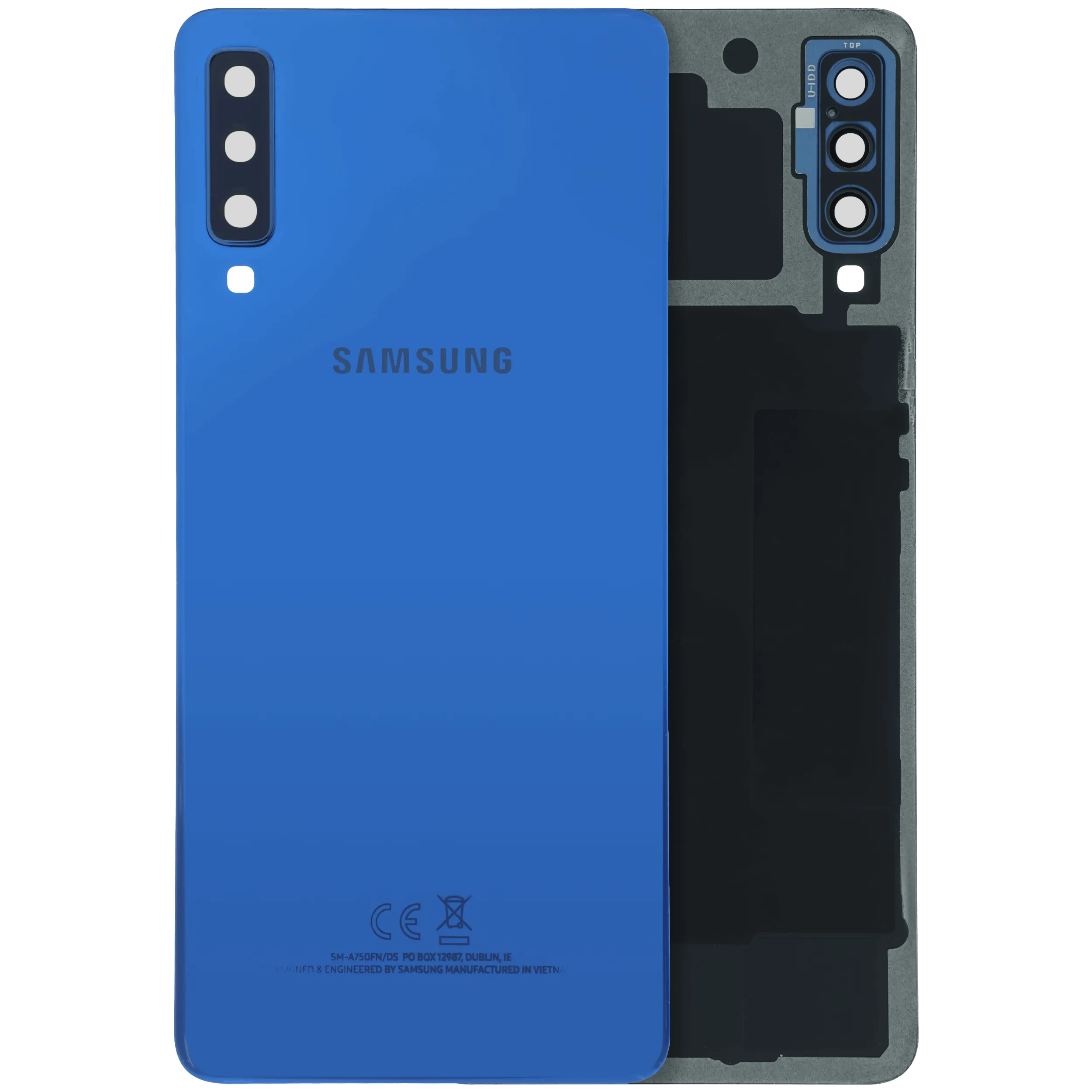 Back Cover With Camera Lens For Samsung Galaxy A7 (A750 / 2018) (Service Pack) (Blue)