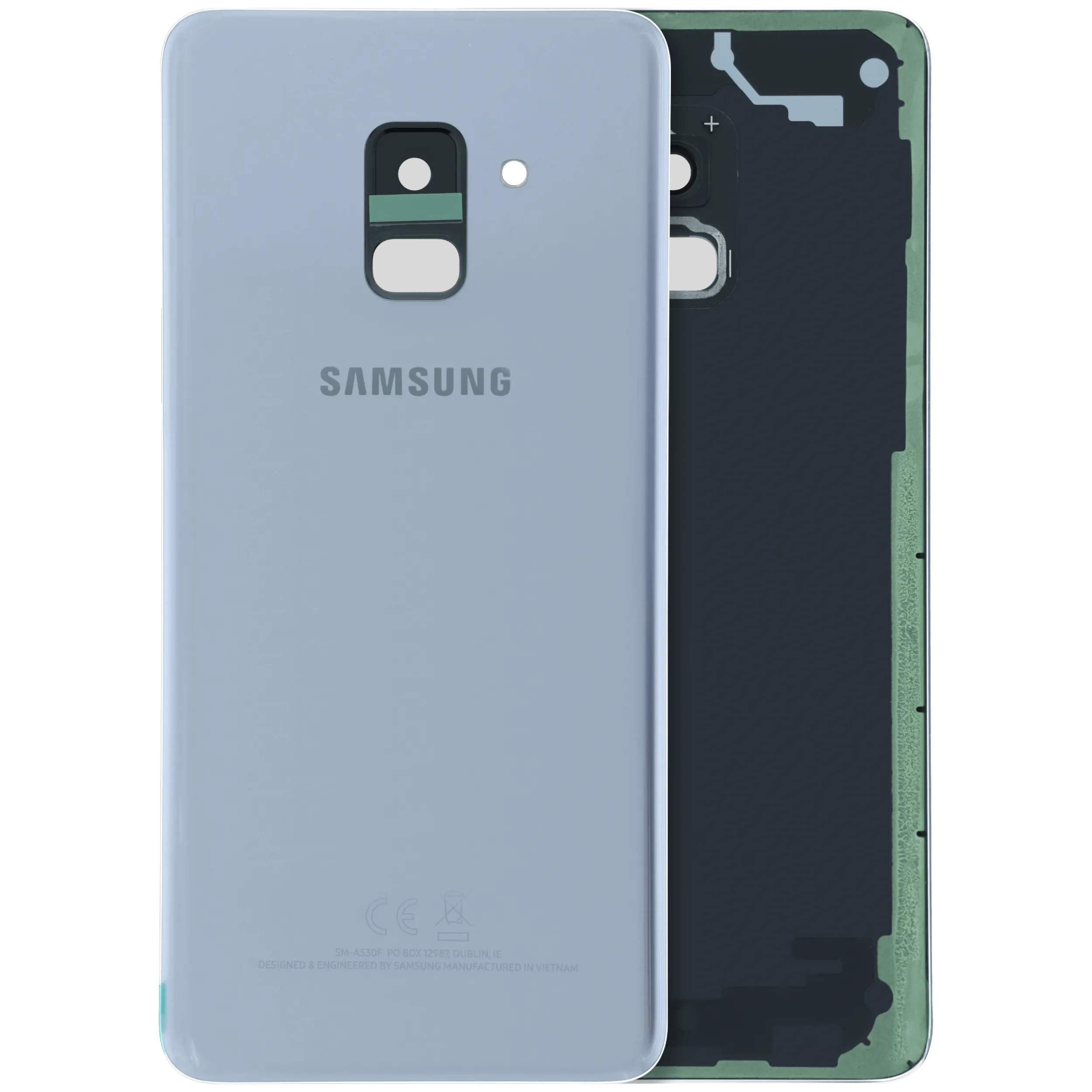 Back Cover With Camera Lens For Samsung Galaxy A8 (A530 / 2018) (Service Pack) (Gray)