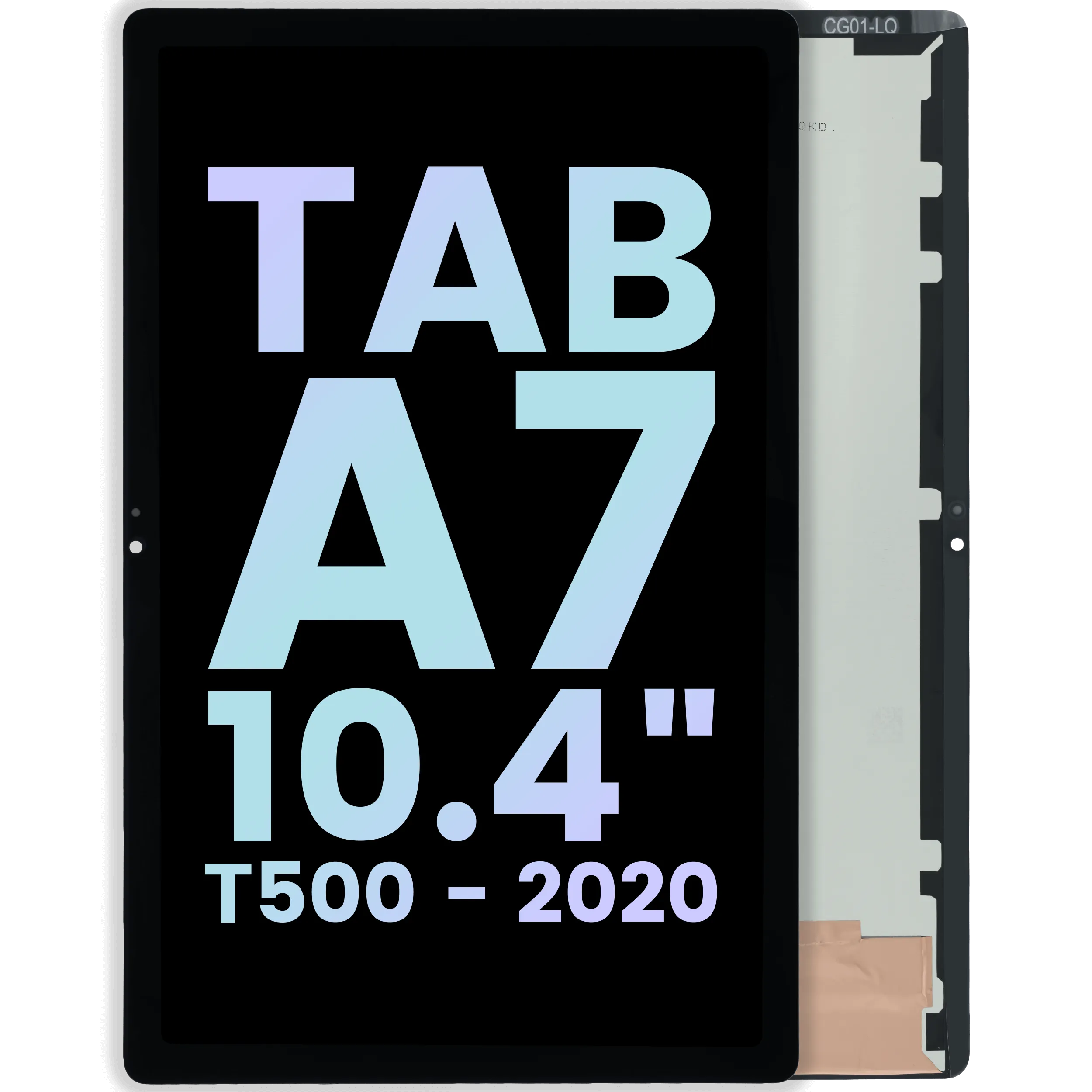 LCD Assembly Without Frame Compatible For Samsung Galaxy Tab A7 (T500) (Service Pack) (Black)