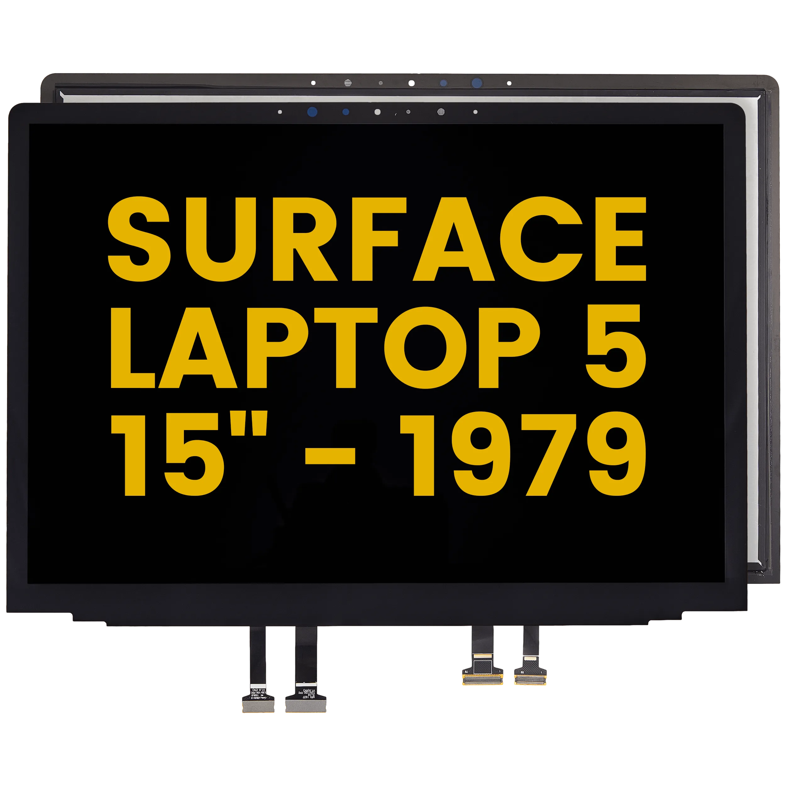 Digitizer With Flex Cable Compatible For Microsoft Surface Laptop 5 15" (1979) (Refurbished) (Black)