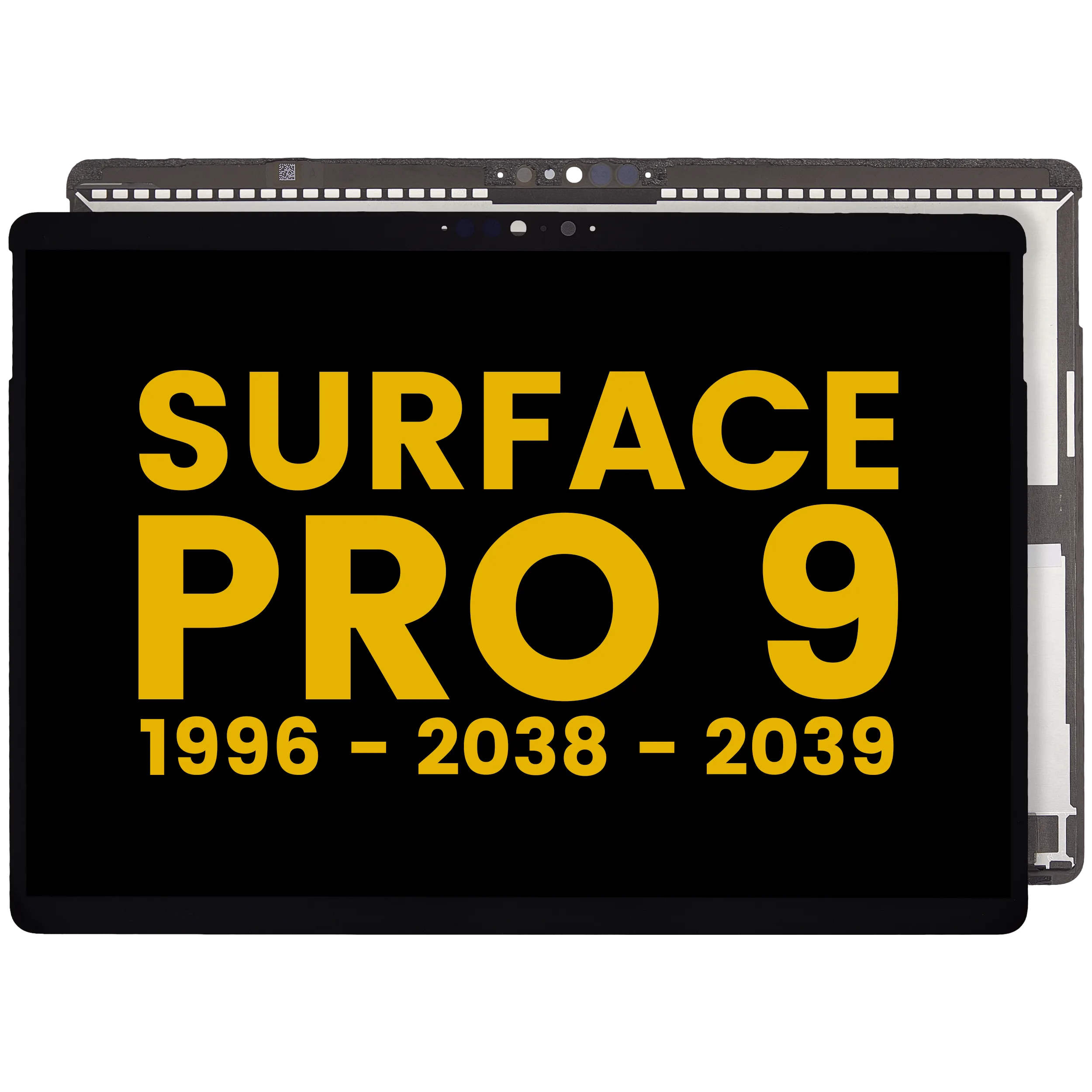 Digitizer With Flex Cable Compatible For Microsoft Surface Pro 9 (1996 / 2038 / 2039) (Refurbuished) (Black)