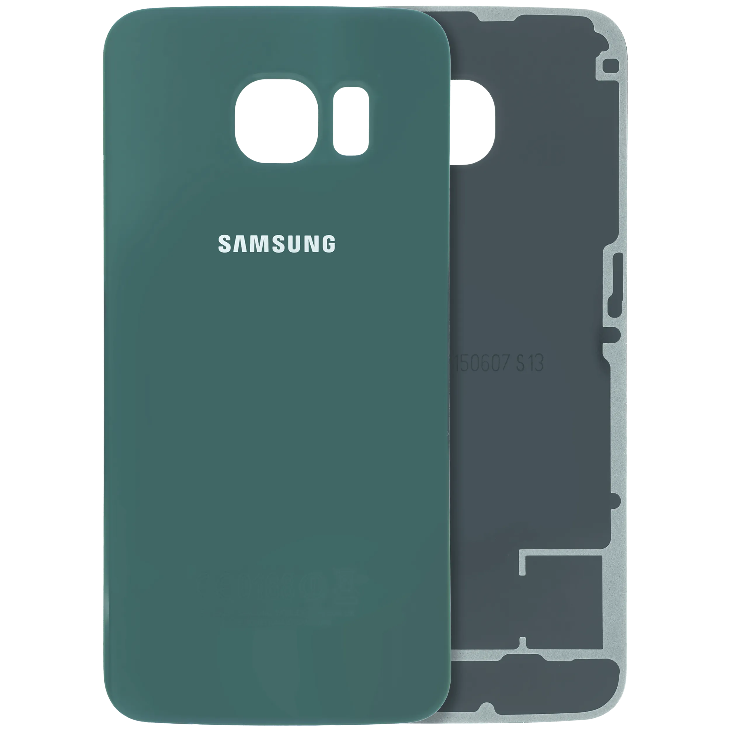 Back Cover Glass For Samsung Galaxy S6 Edge (Service Pack) (Green)