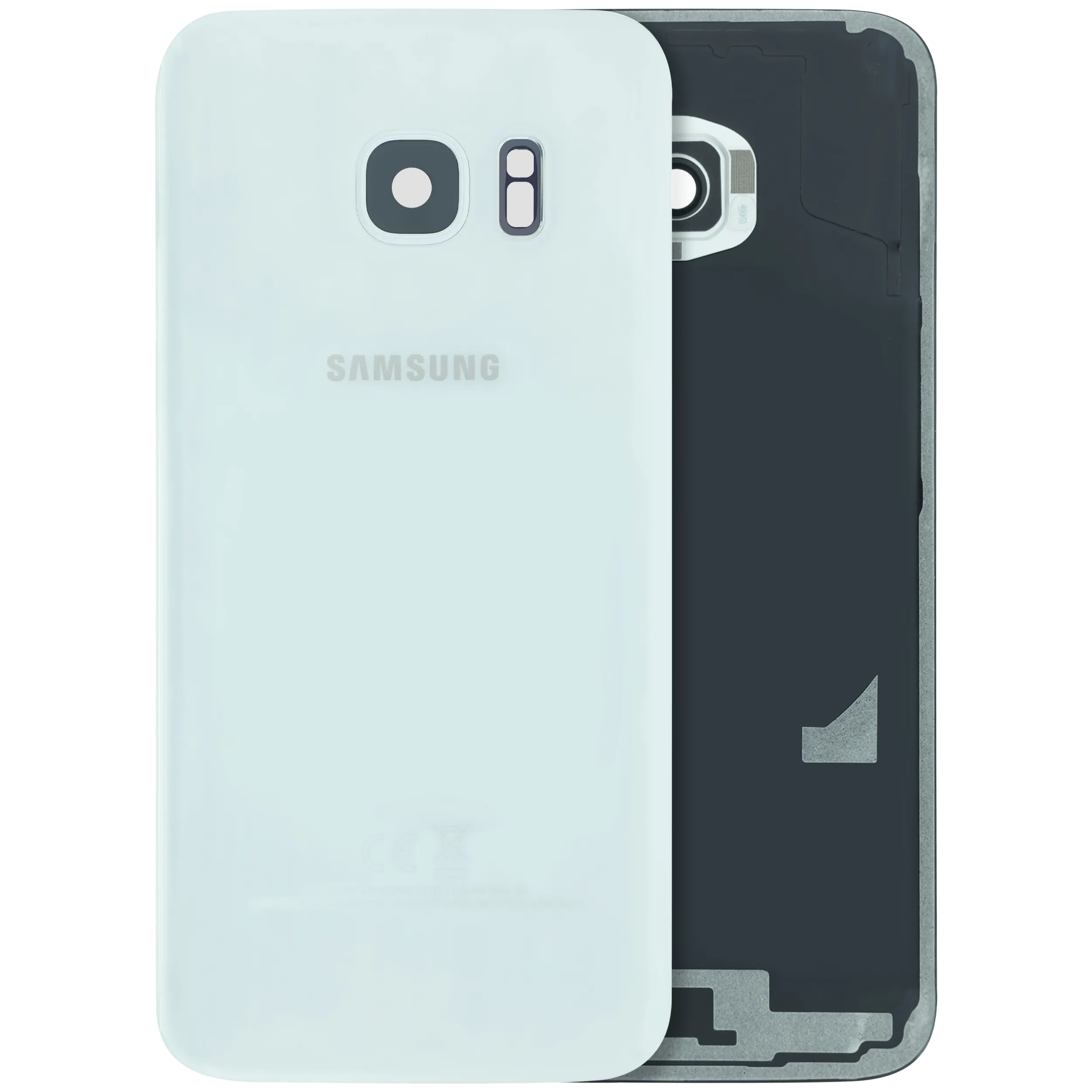 Back Cover Glass For Samsung Galaxy S7 (Service Pack) (White)