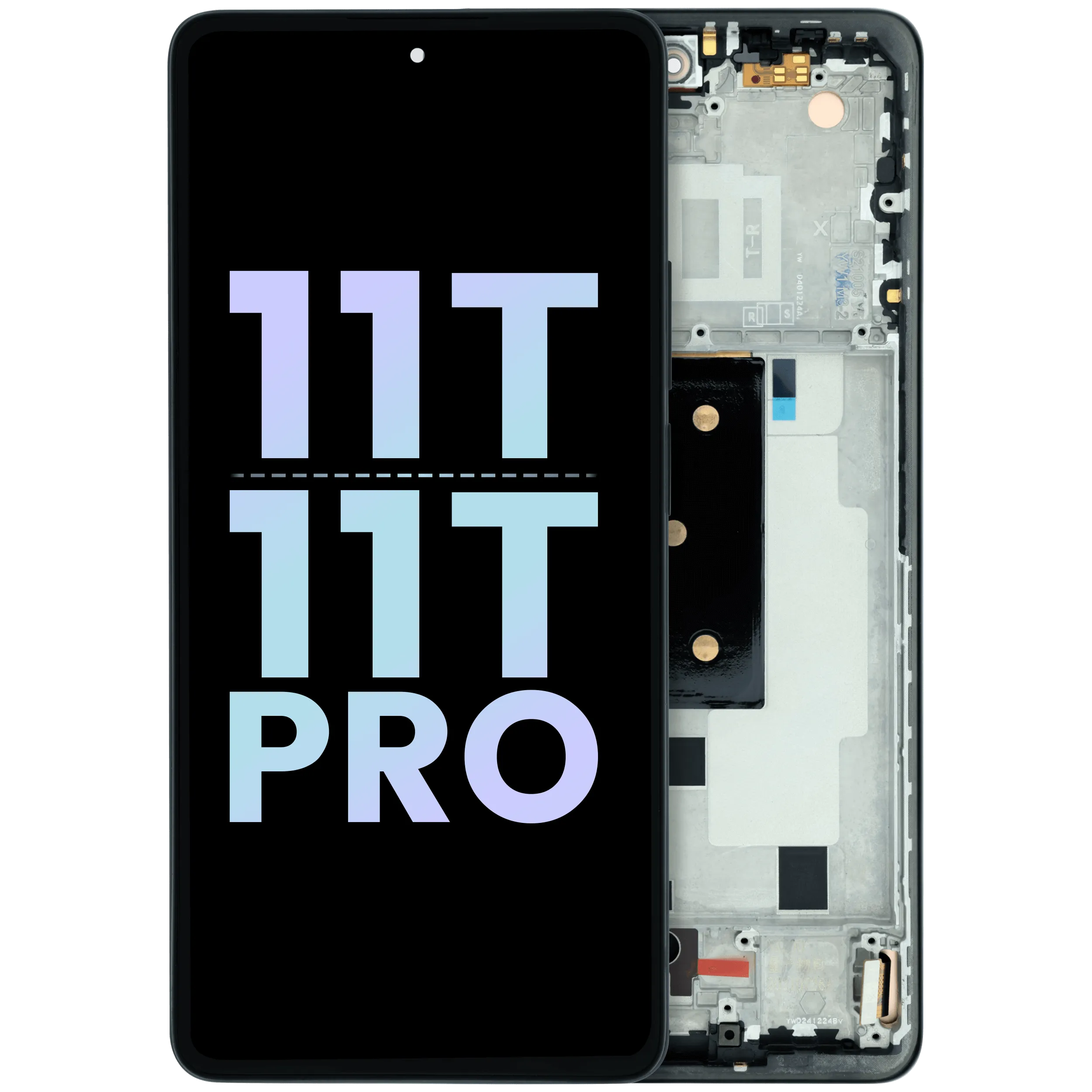 OLED Assembly With Frame For Xiaomi 11T/Mi 11T Pro (Genuine) (Gray)