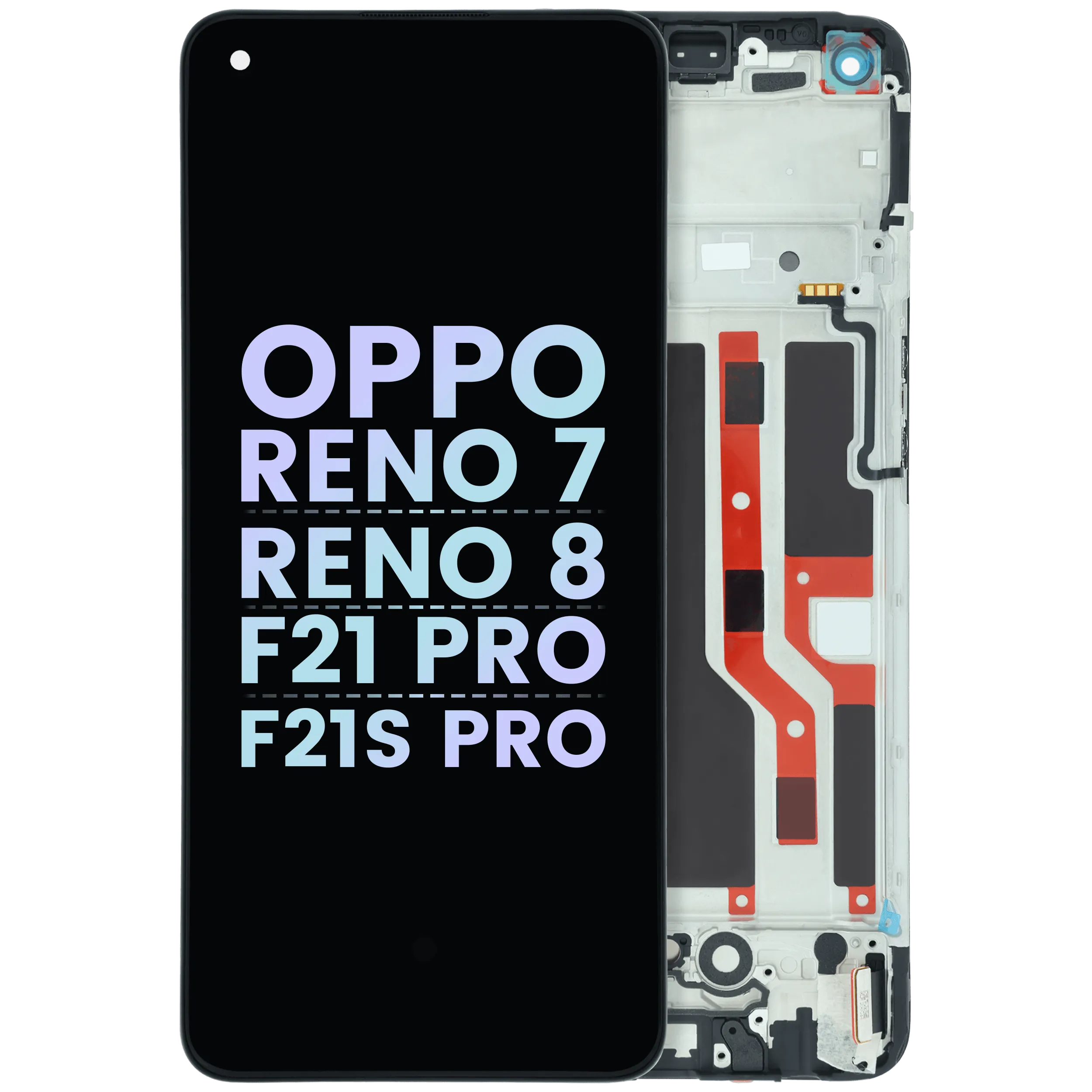 OLED Assembly With Frame For OPPO Reno 7/ Reno 8/ F21 Pro/ F21s Pro (Genuine) (All Colors)