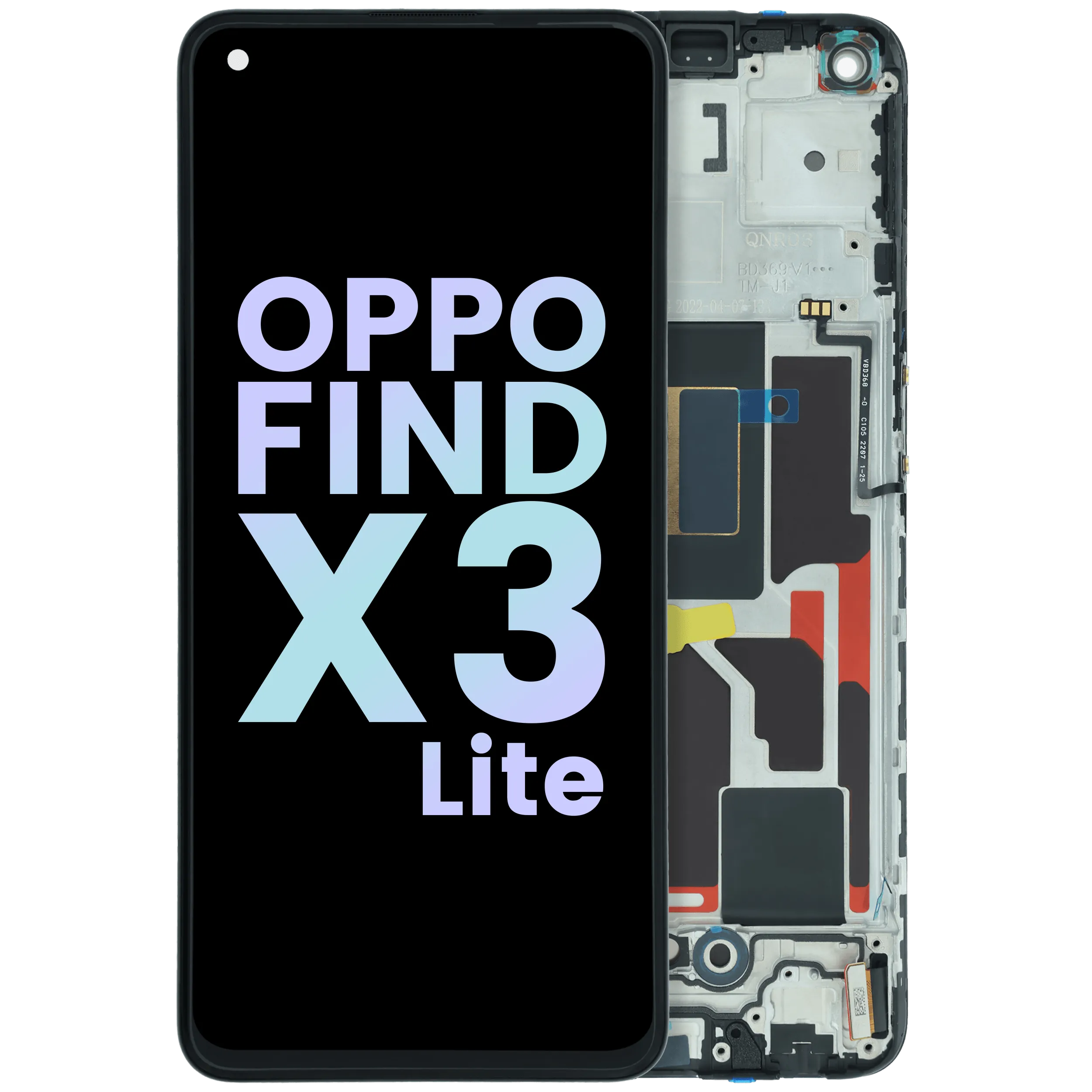 OLED Assembly With Frame For OPPO Find X3 Lite (Genuine) (All Colors)