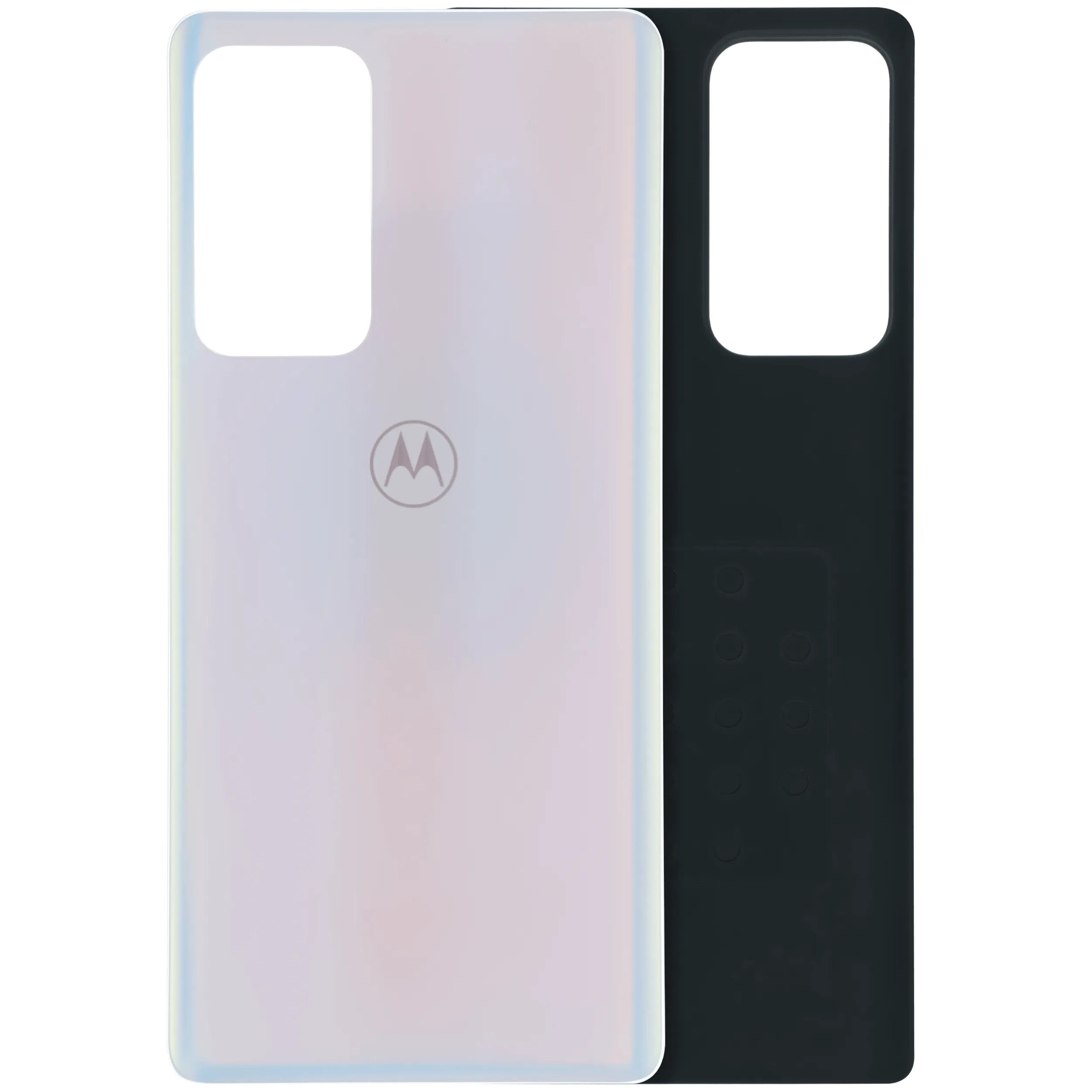 Back Cover Glass For Motorola Edge 20 Pro XT2153 (Genuine OEM) (White Iridescent)