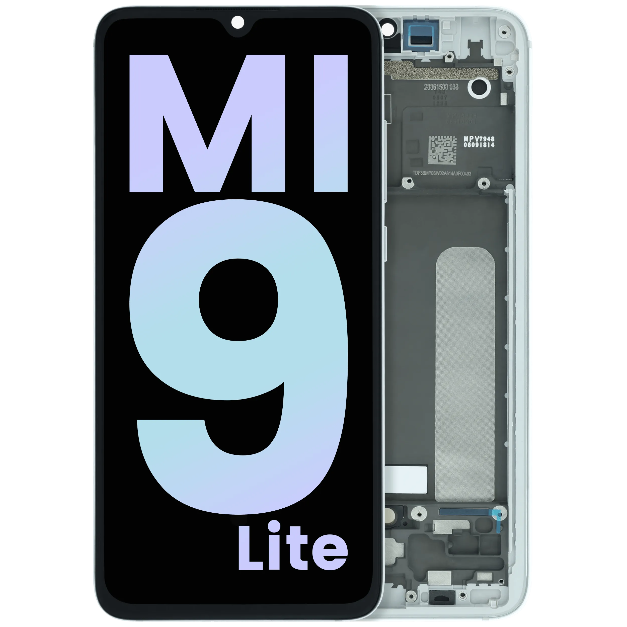 OLED Assembly With Frame For Xiaomi Mi 9 Lite M1904F3BG (Genuine) (White)