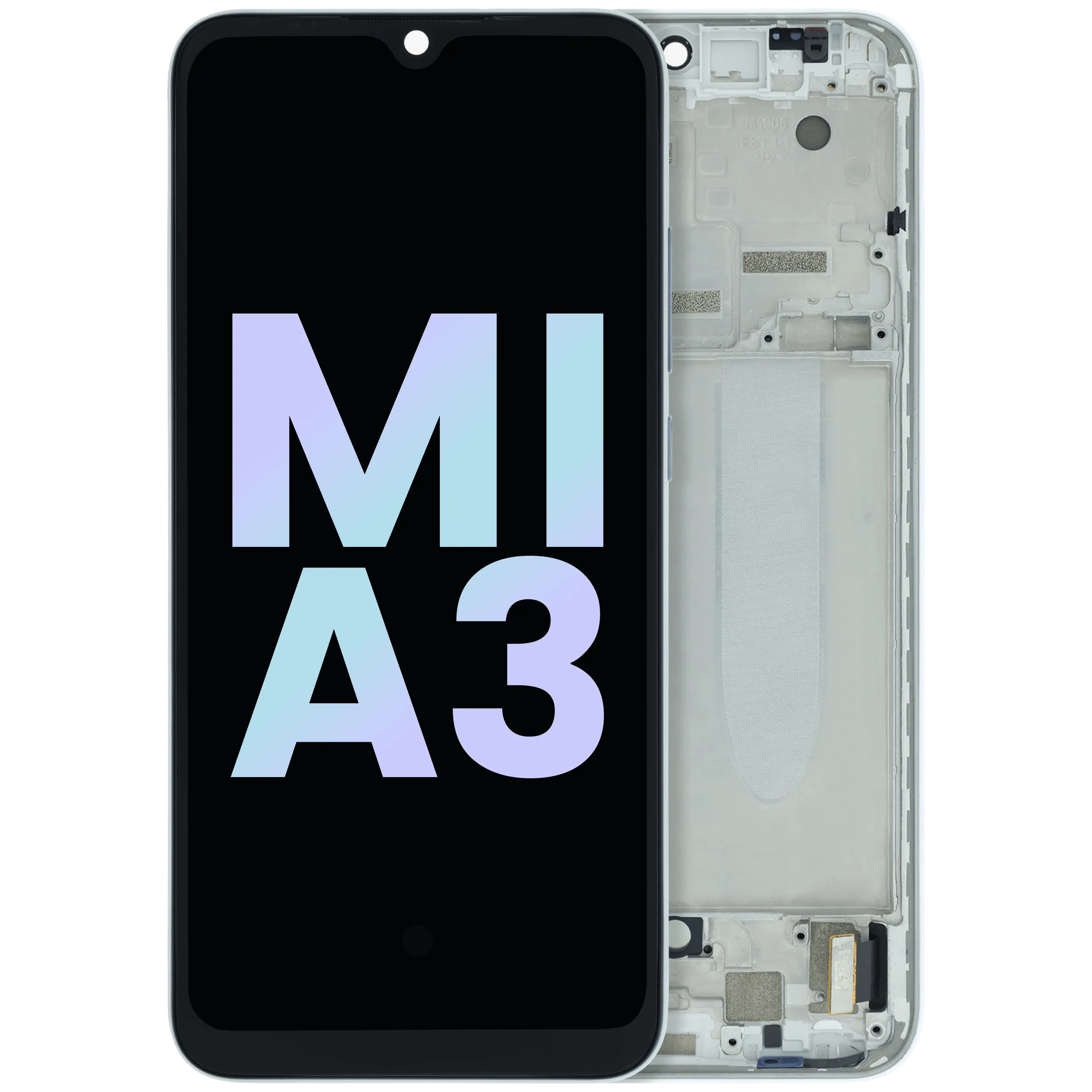 OLED Assembly With Frame For Xiaomi Mi A3 M1906F9SH (Genuine) (White)