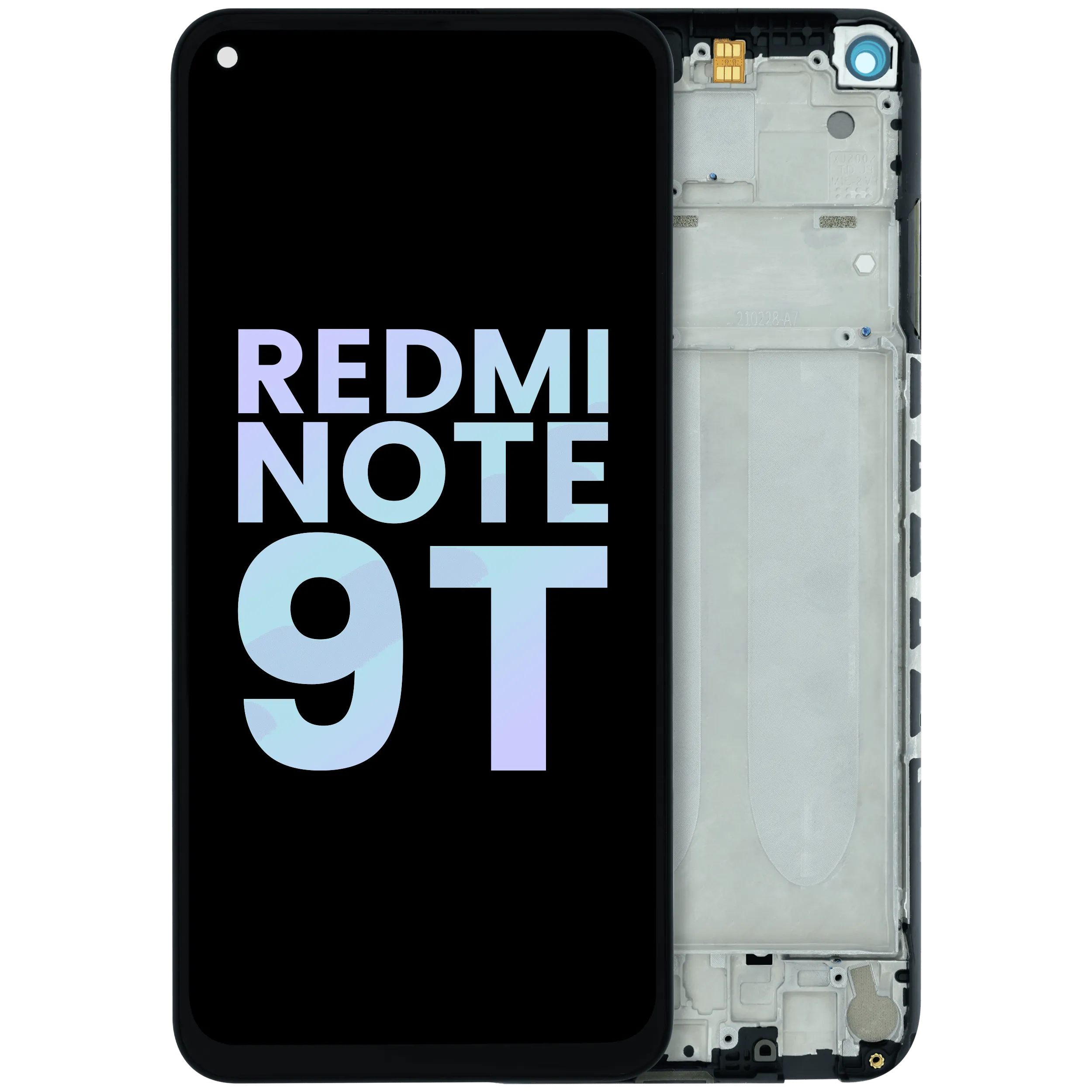 LCD Assembly With Frame For Xiaomi Redmi Note 9T (Genuine) (All colors)
