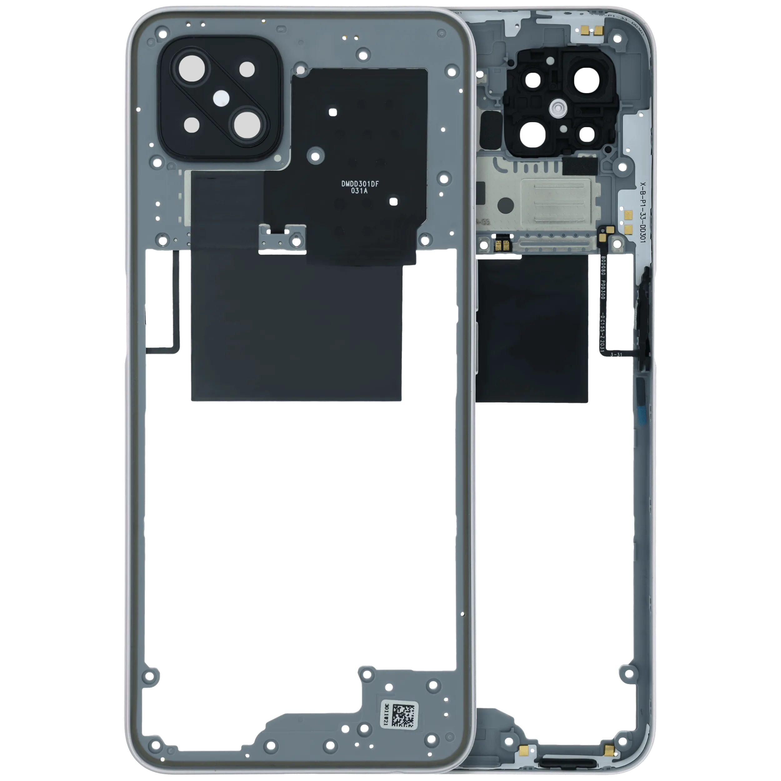 Mid Frame Housing For OPPO Reno 4 Z 5G CPH2065 (Genuine) (White)