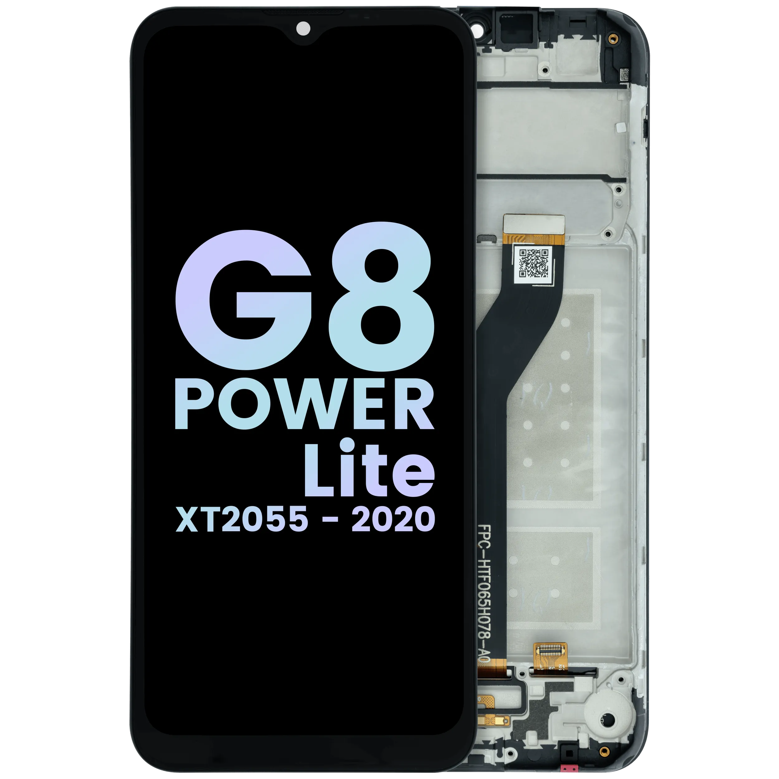 LCD Assembly With Frame For Motorola Moto G8 Power Lite XT2055 (Genuine OEM) (All colors)