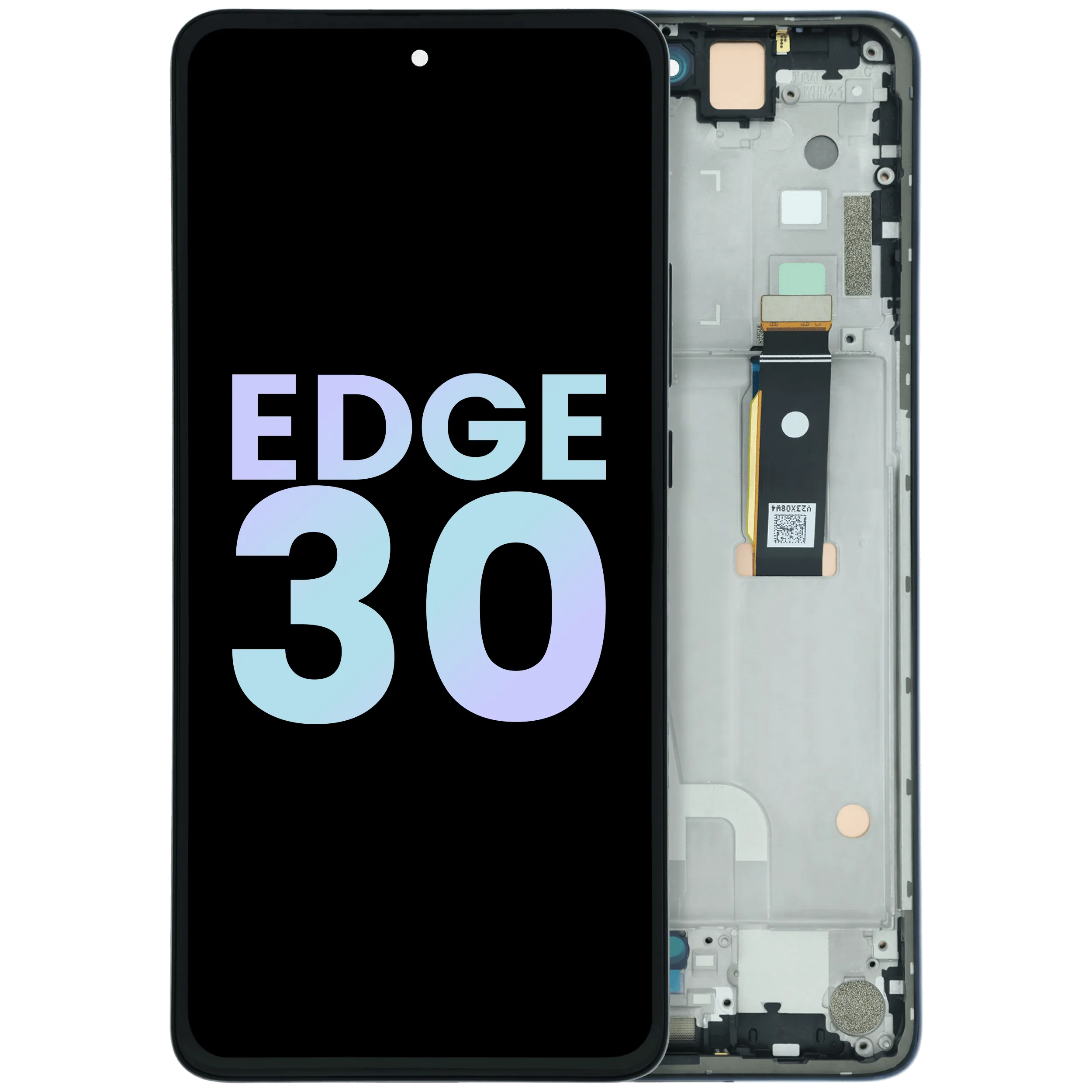OLED Assembly With Frame For Motorola Edge 30 XT2203 (Genuine OEM) (Gray)